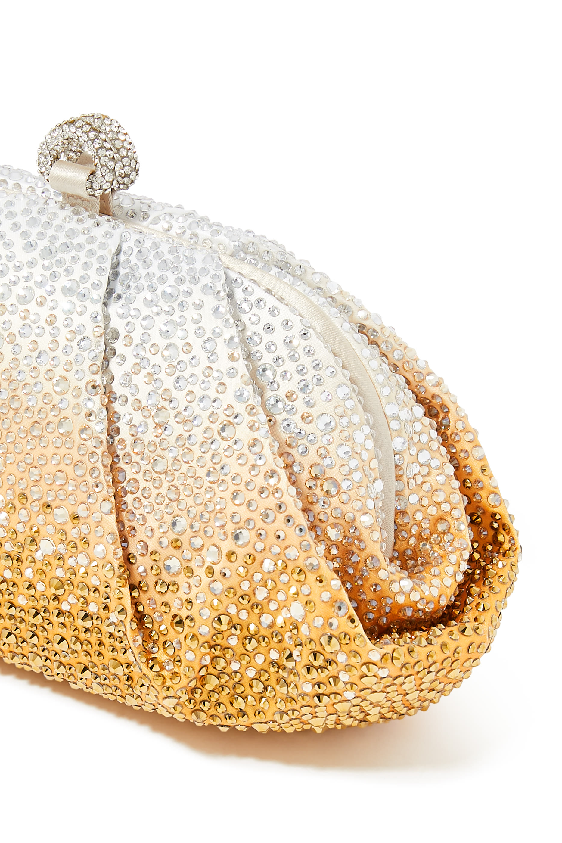 Gemma Crystal Caviar Clutch Bag