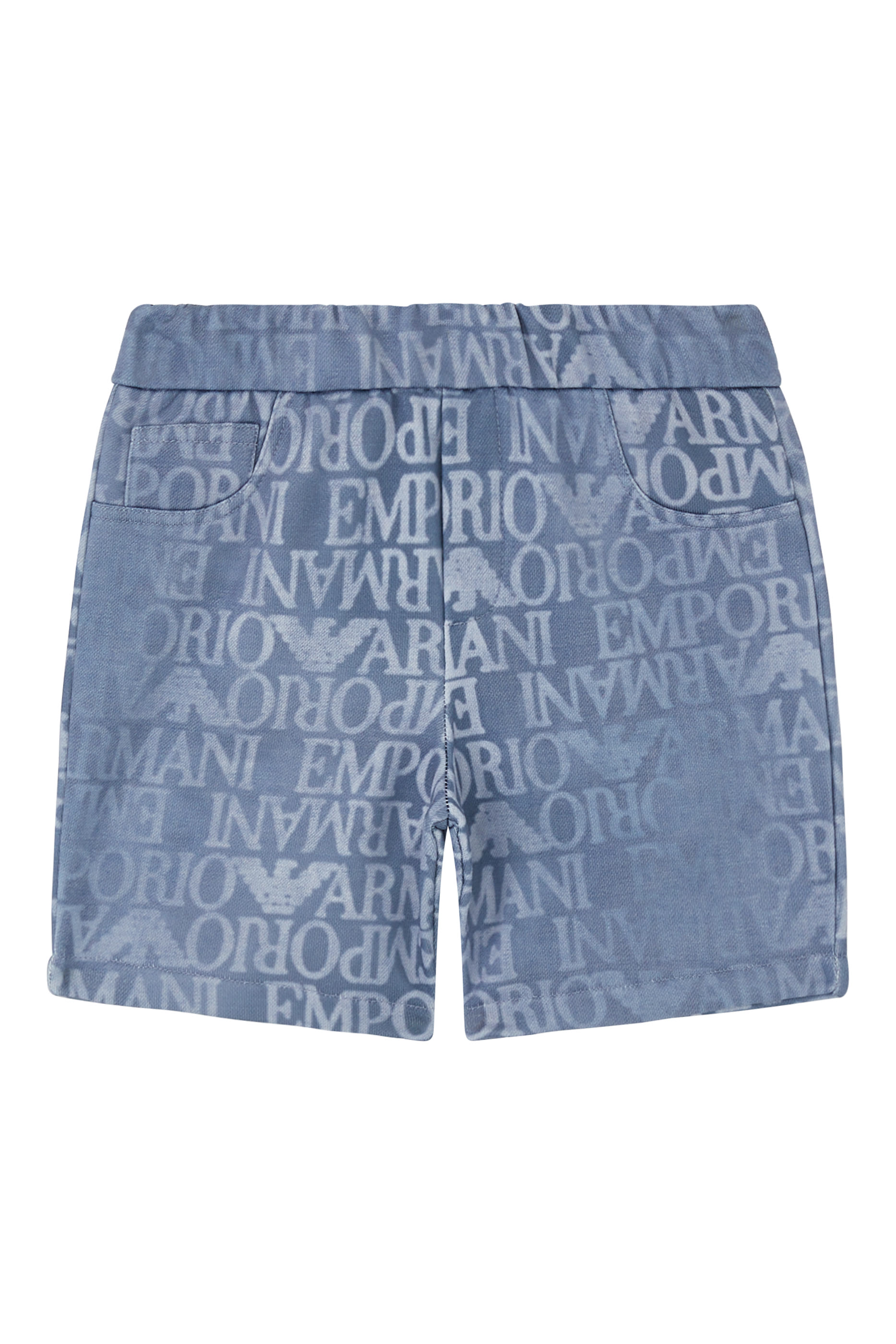 Kids Denim Effect Shorts