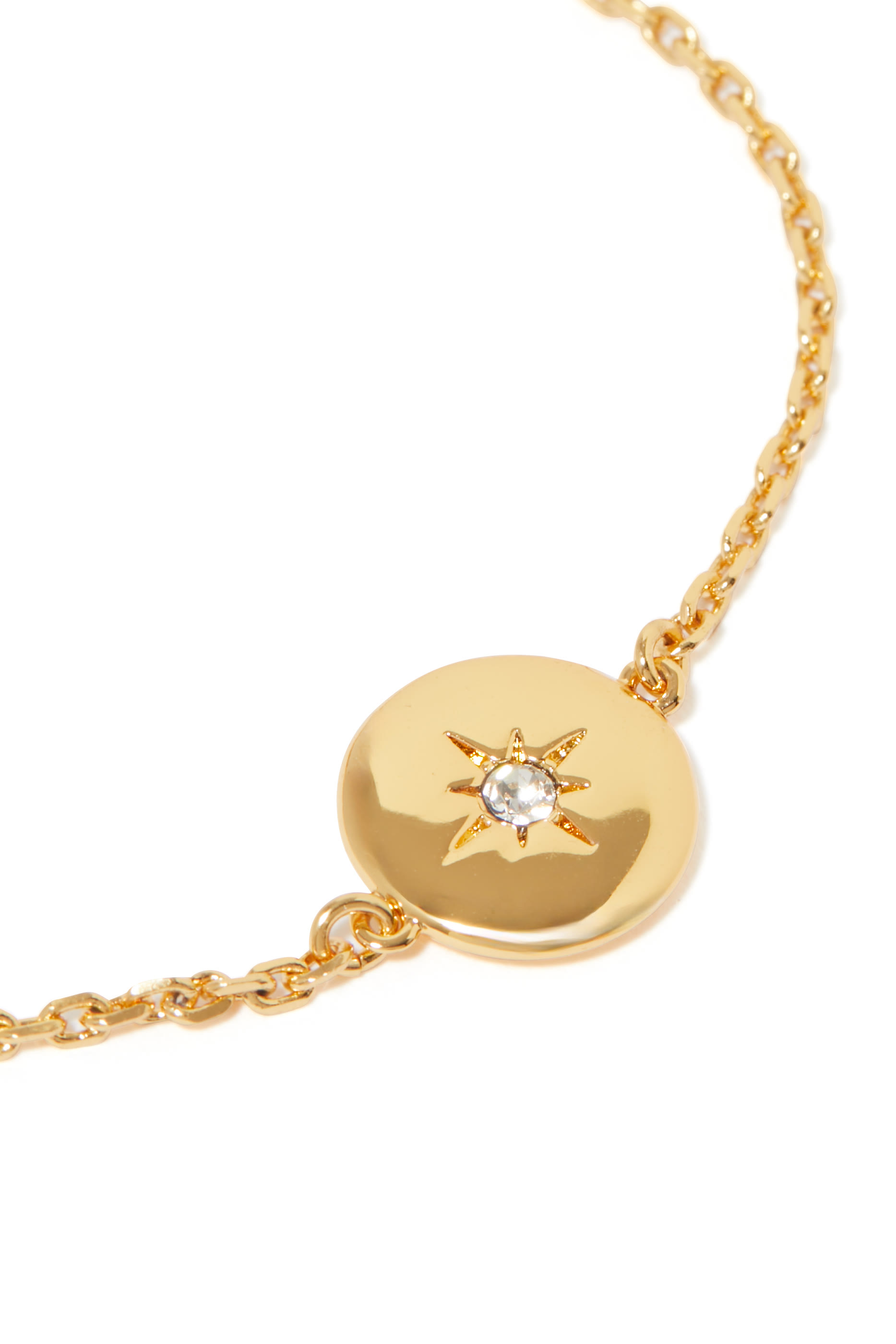 Color Spark Collection-Clear Inspire Medallion Bracelet