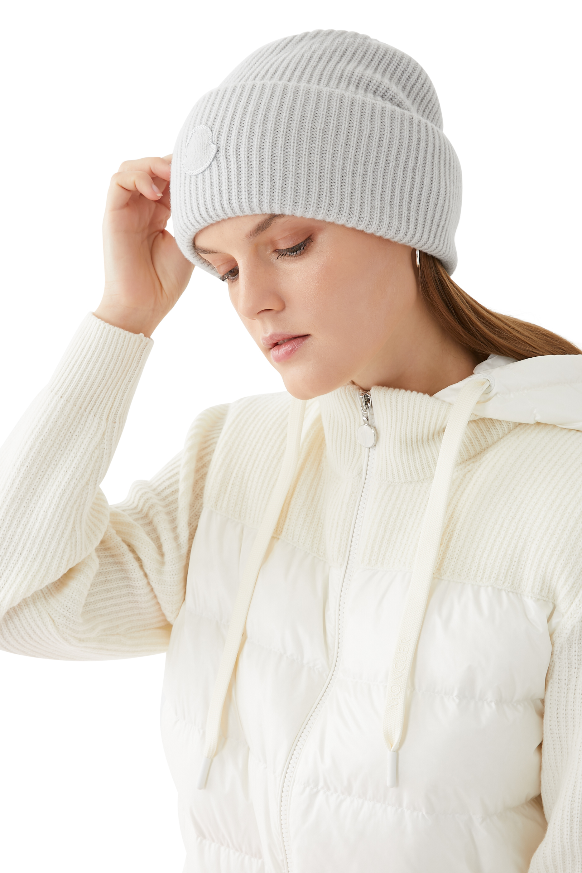 Knitted Logo Patch Beanie