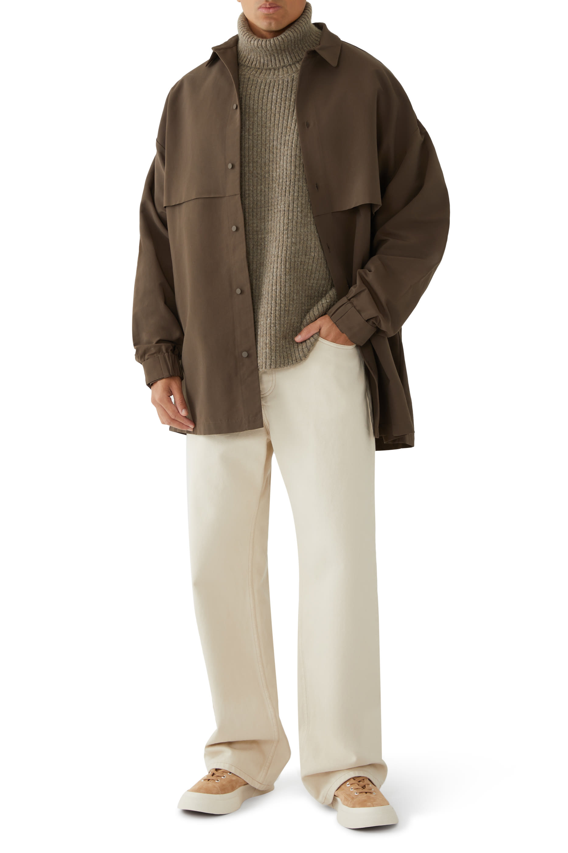 Heavy Waffle Turtleneck