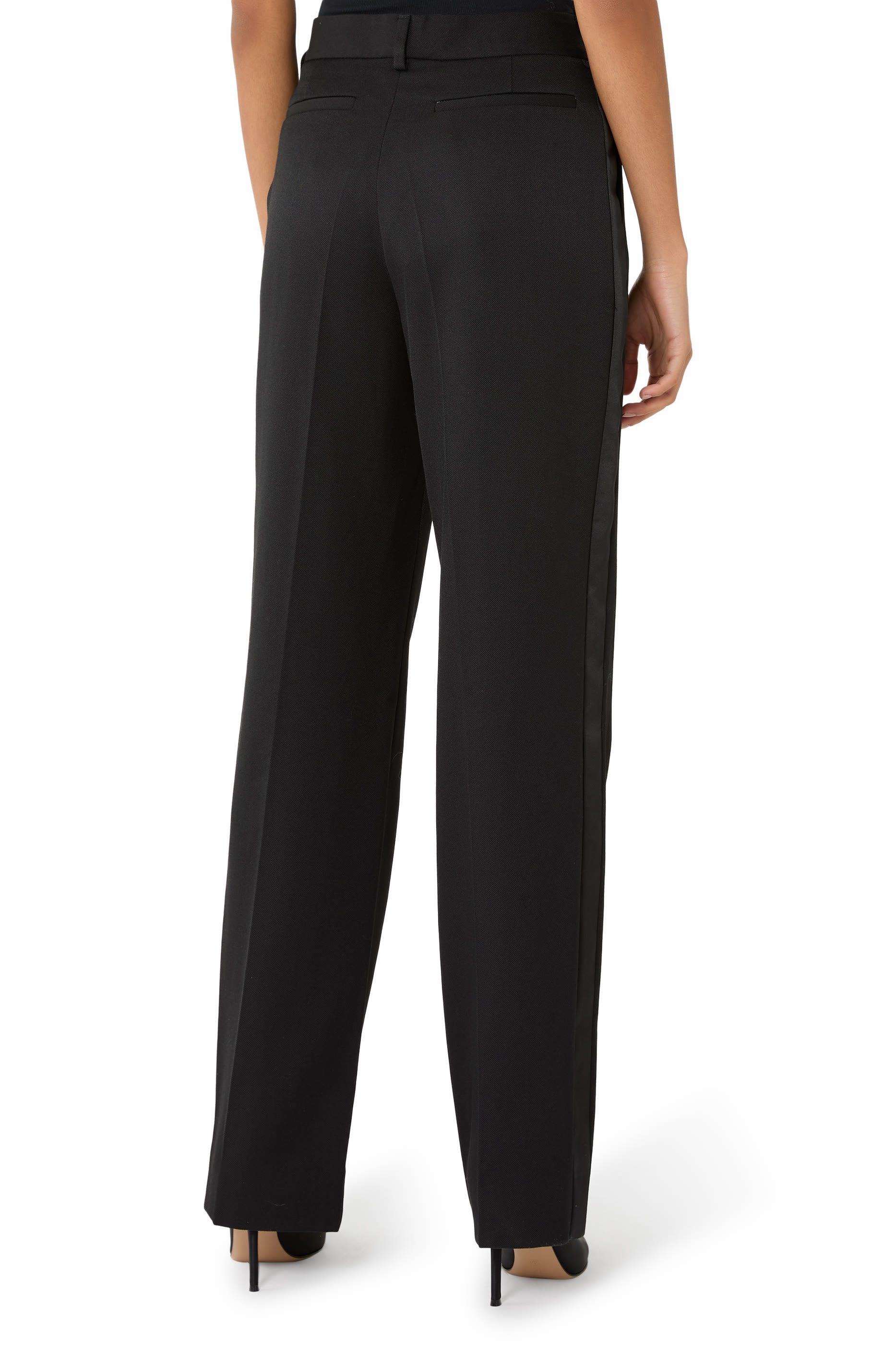 Straight-Leg Tailored Trousers
