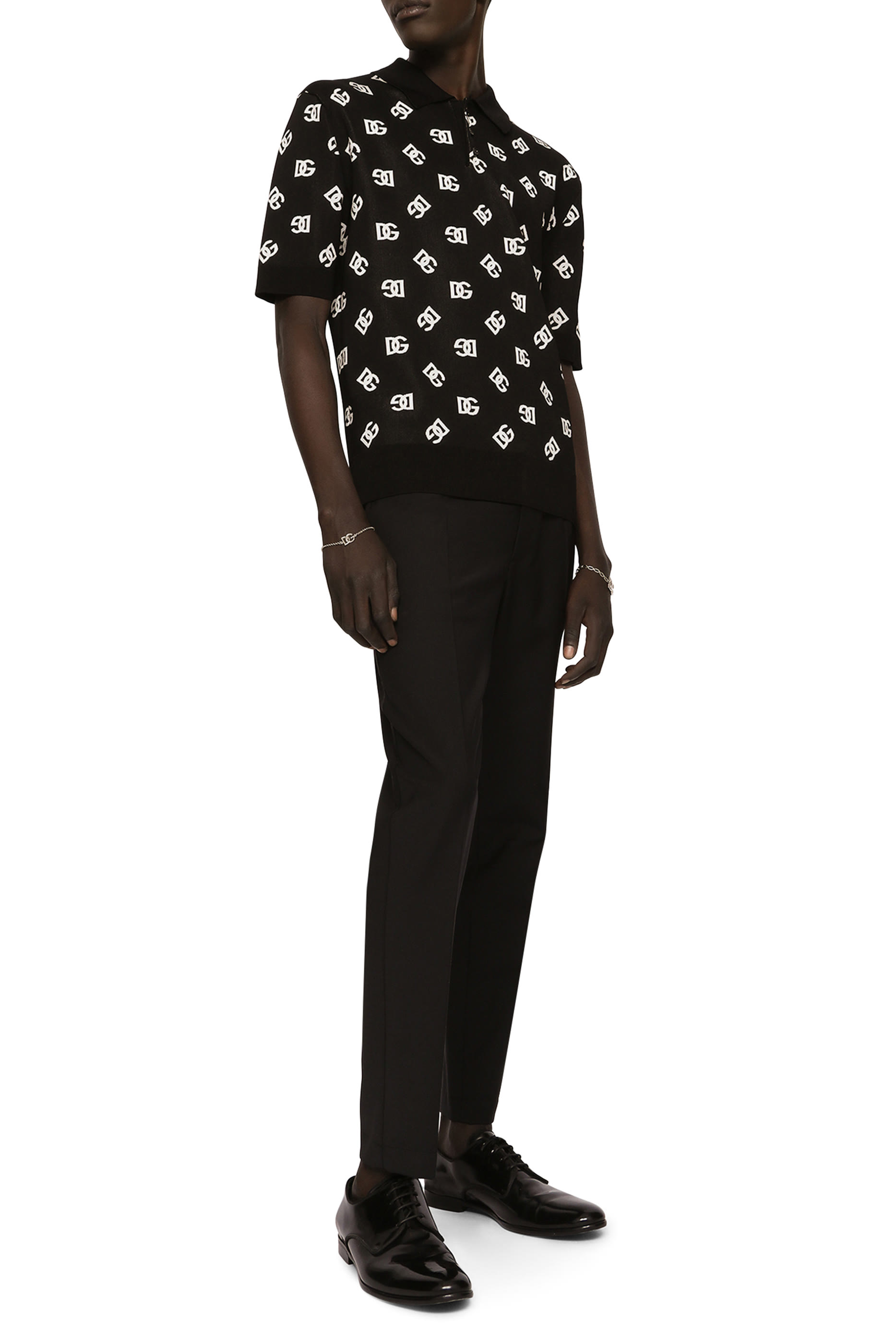 DG Embroidery Stretch Cotton Pants