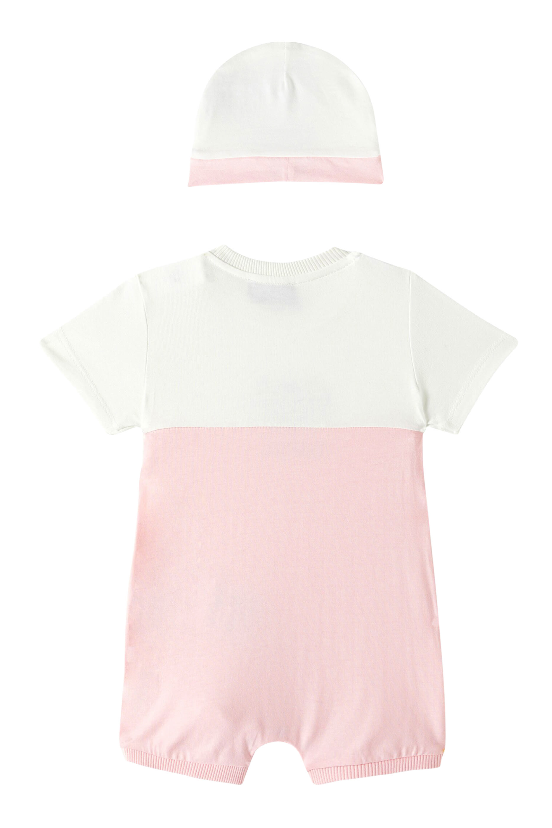Kids Cotton Romper & Hat Set