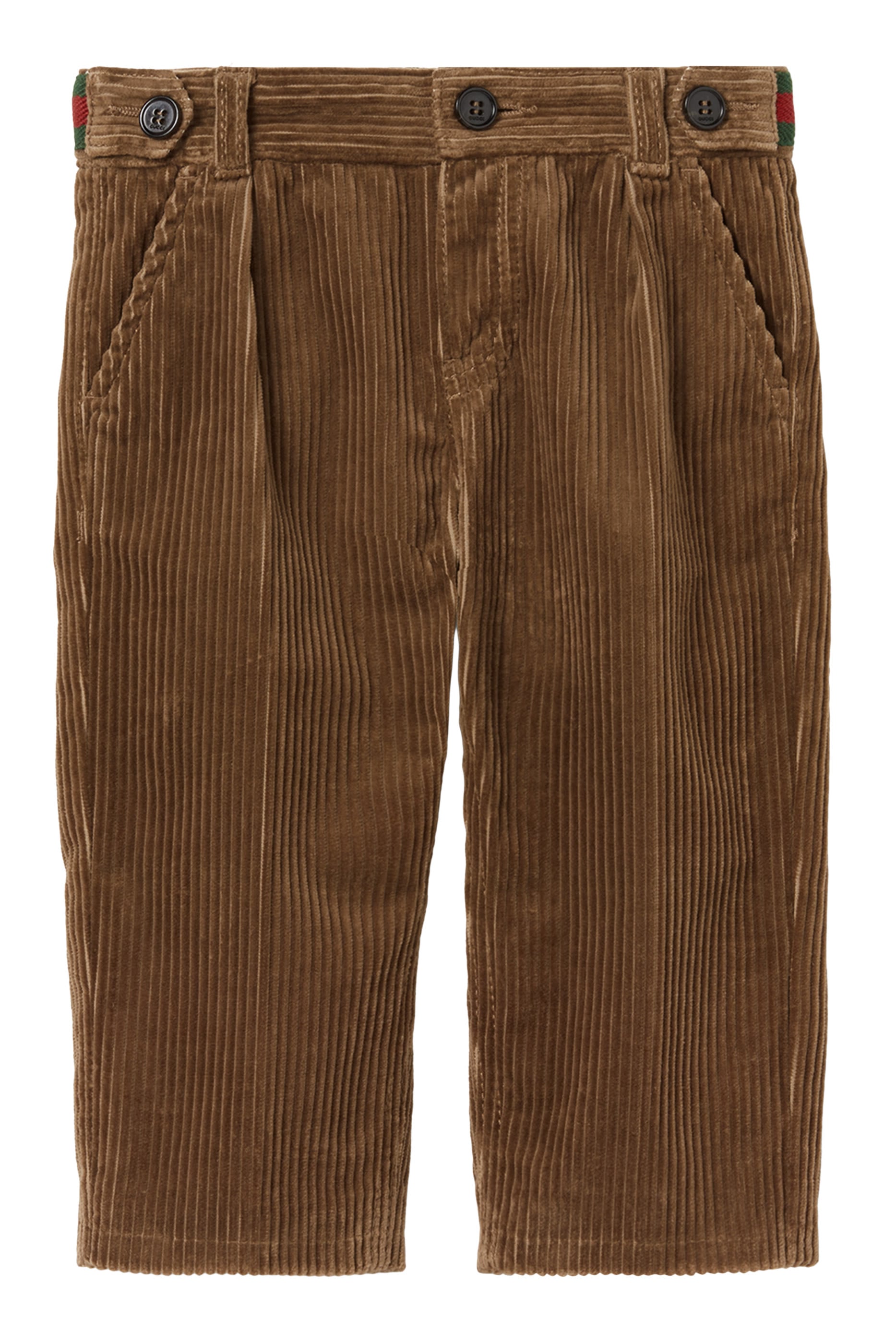 Kids Pleated Corduroy Pants