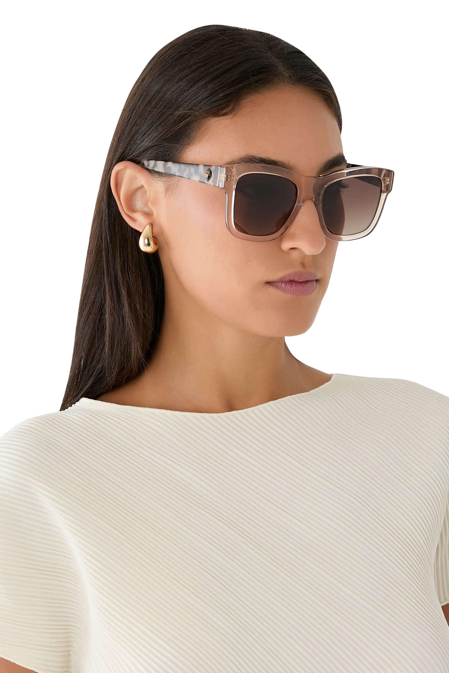 Tortoiseshell-Effect Sunglasses