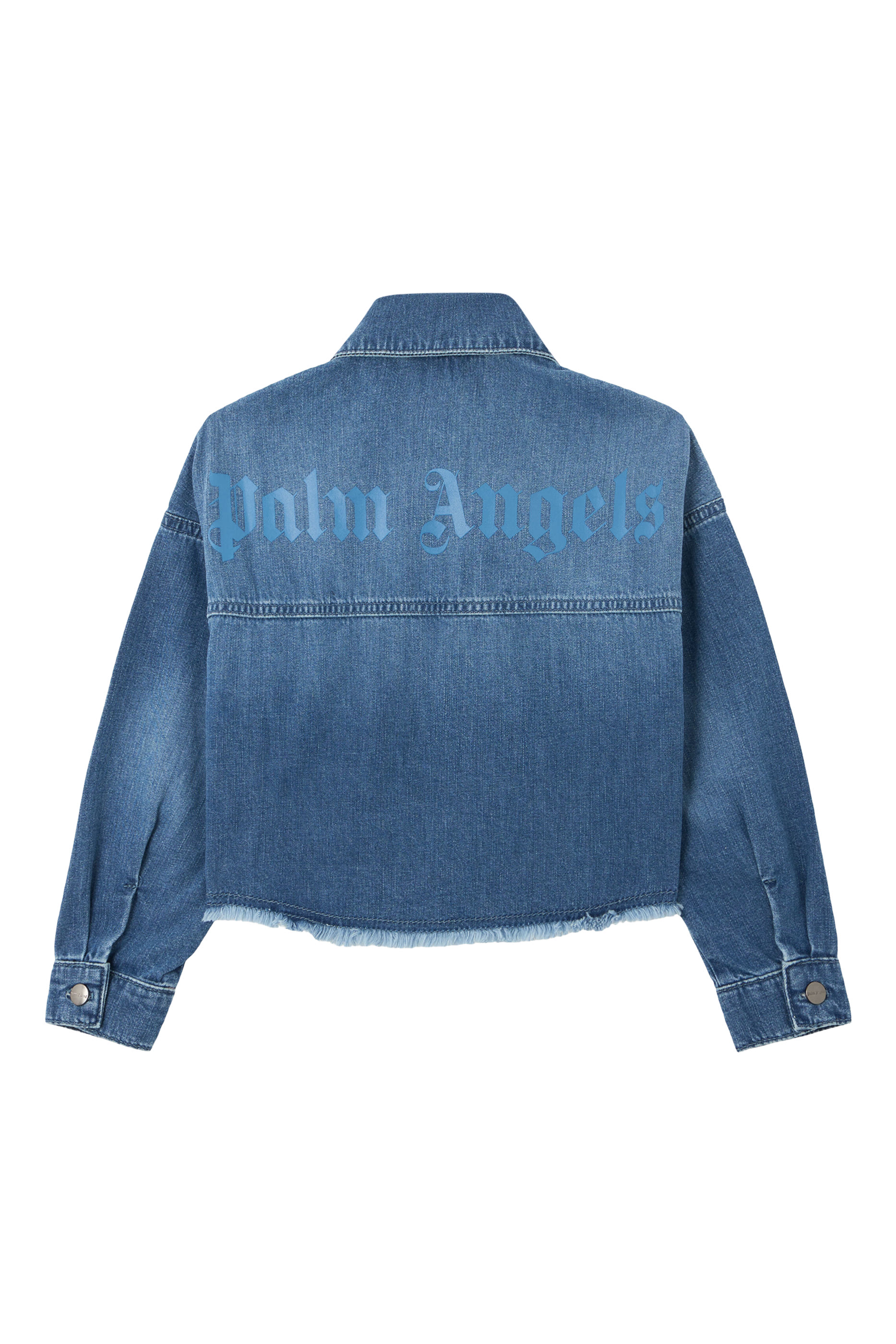 Kids Chambray Raw Edge Overshirt