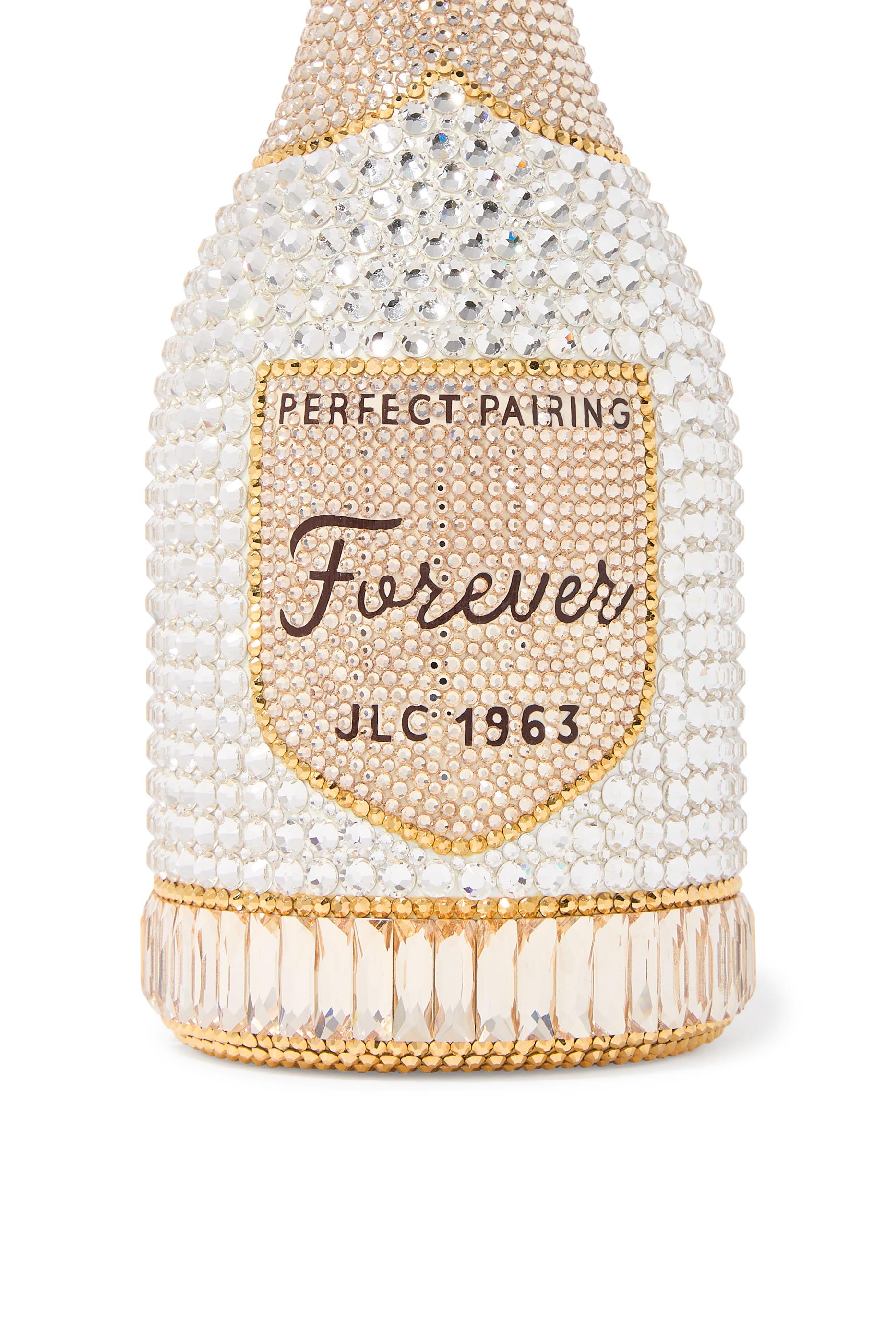 Bespoke Champagne Bottle Forever Clutch Bag