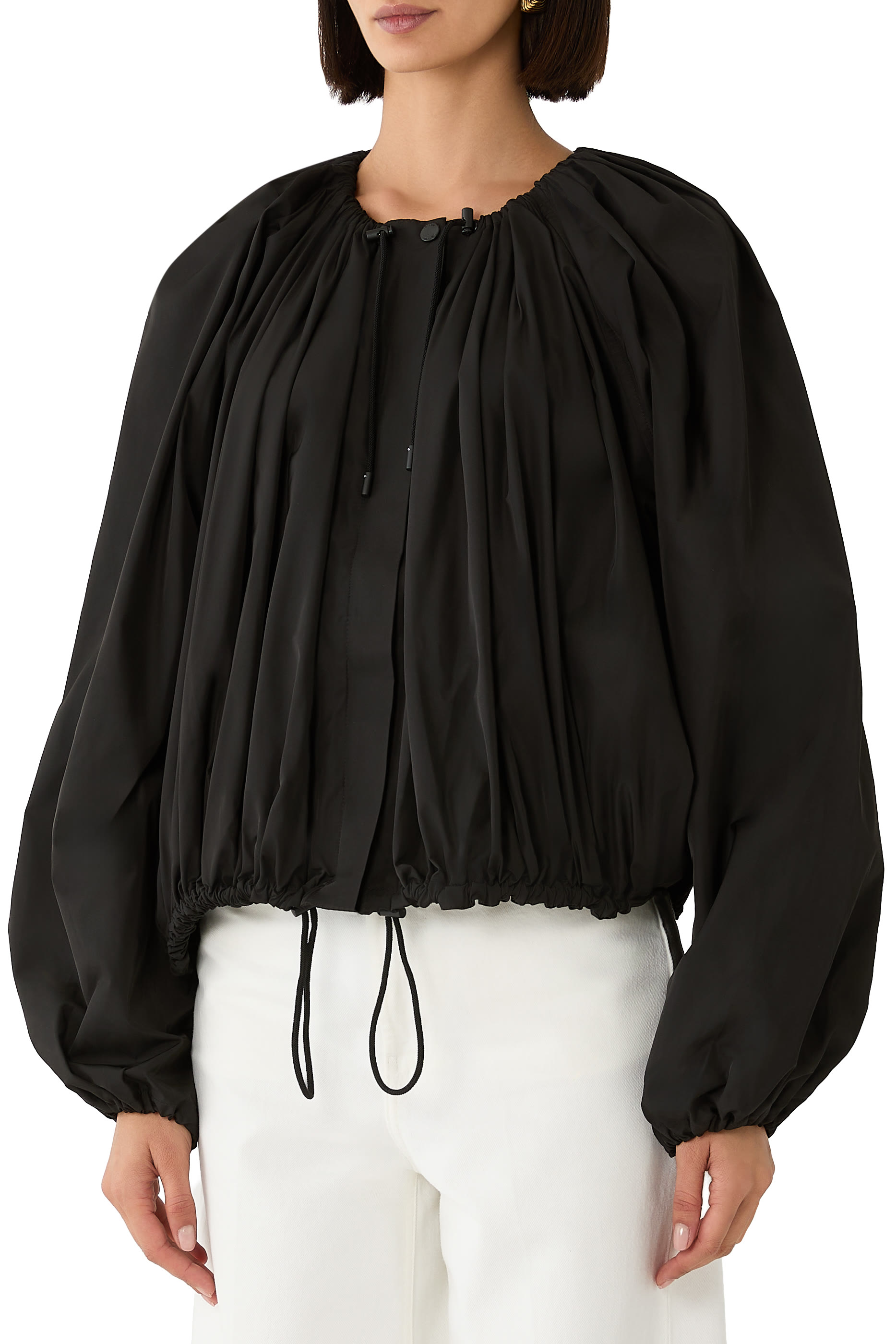 Gathered Parachute Jacket 