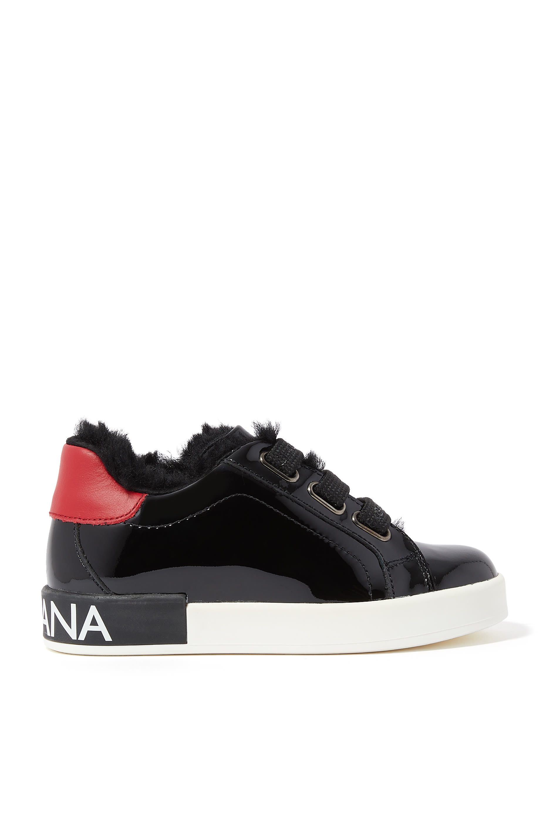Kids Portofino Patent-Leather Sneakers