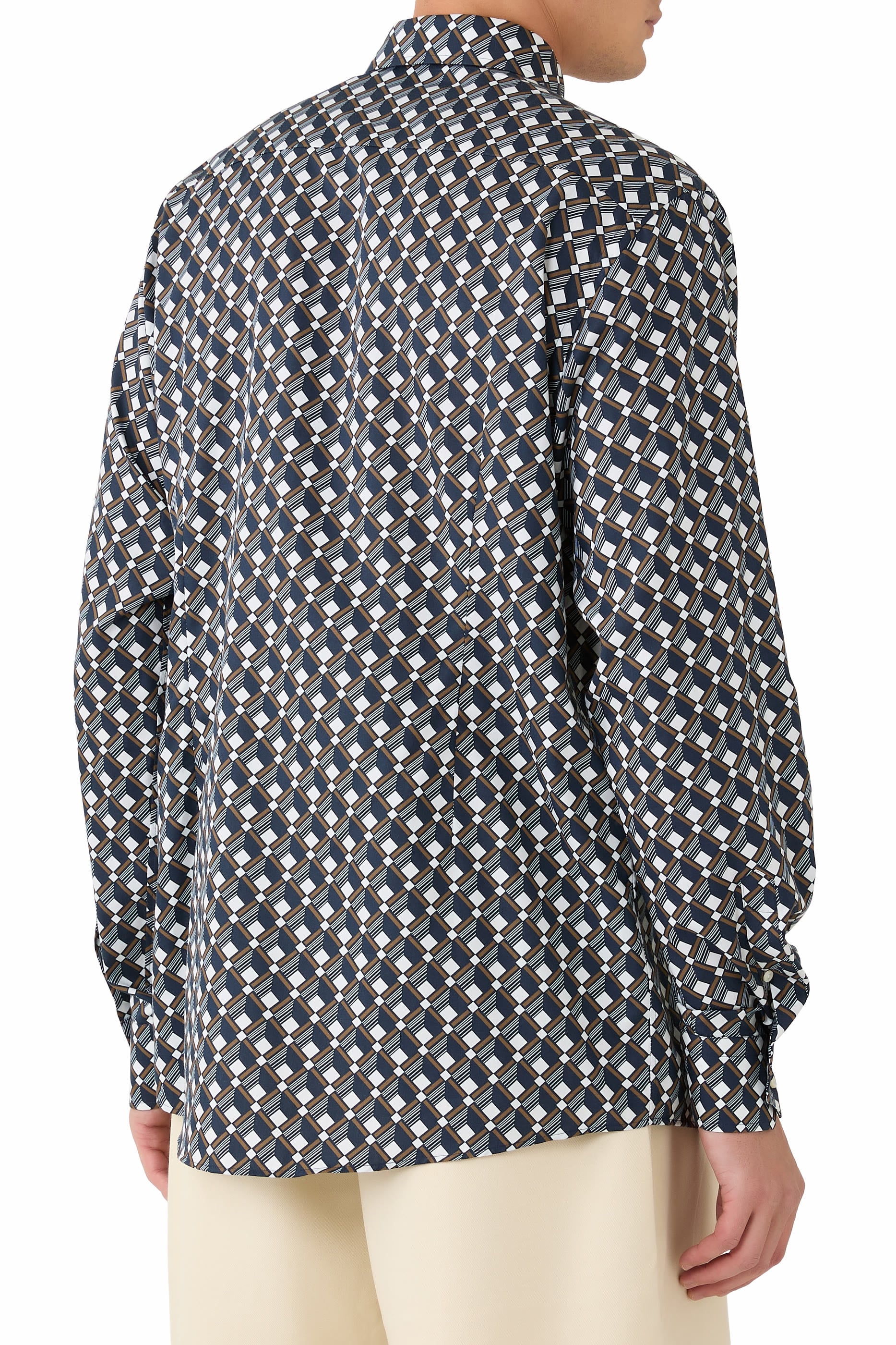 Geometric Print Shirt