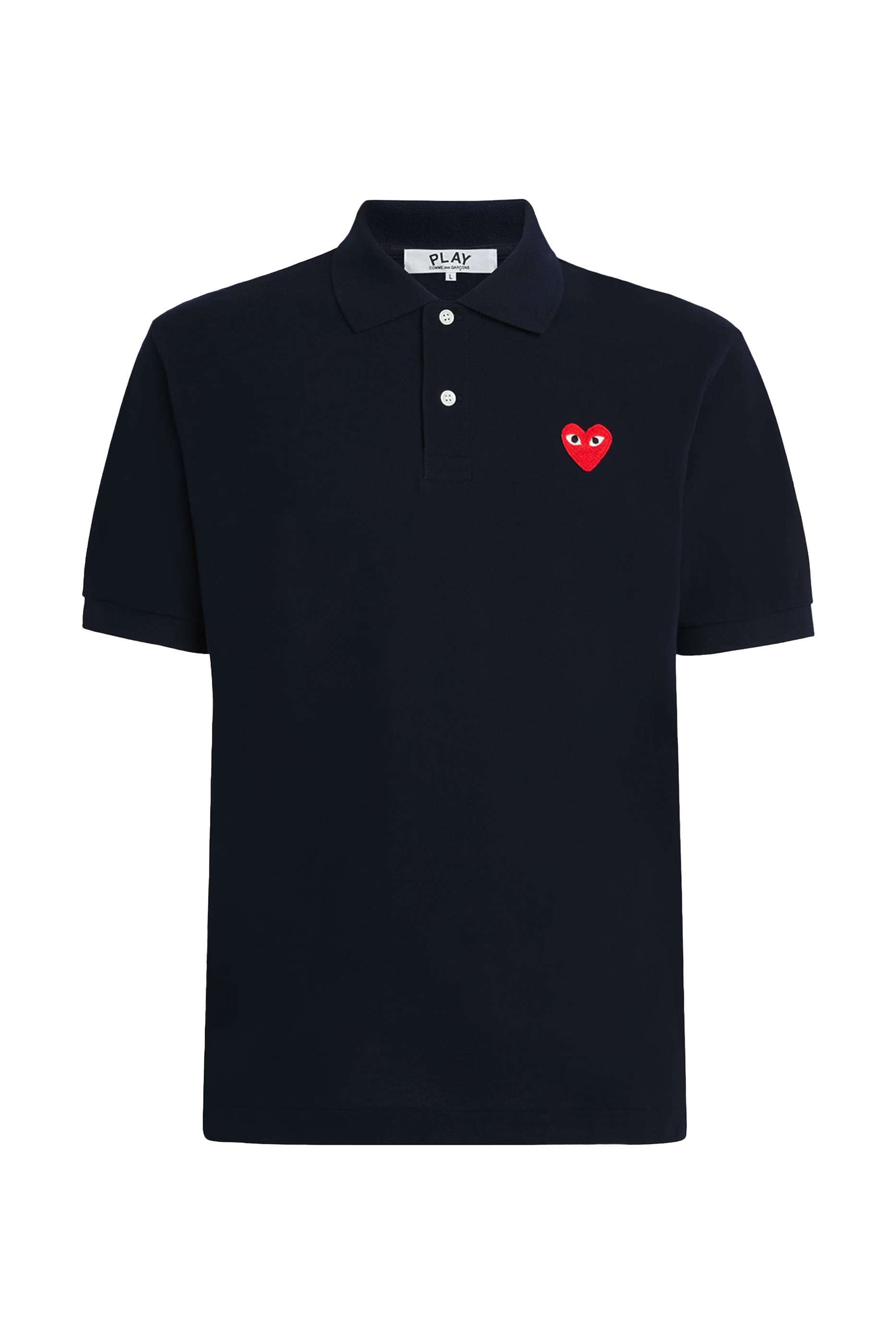Heart-Patch Polo Shirt