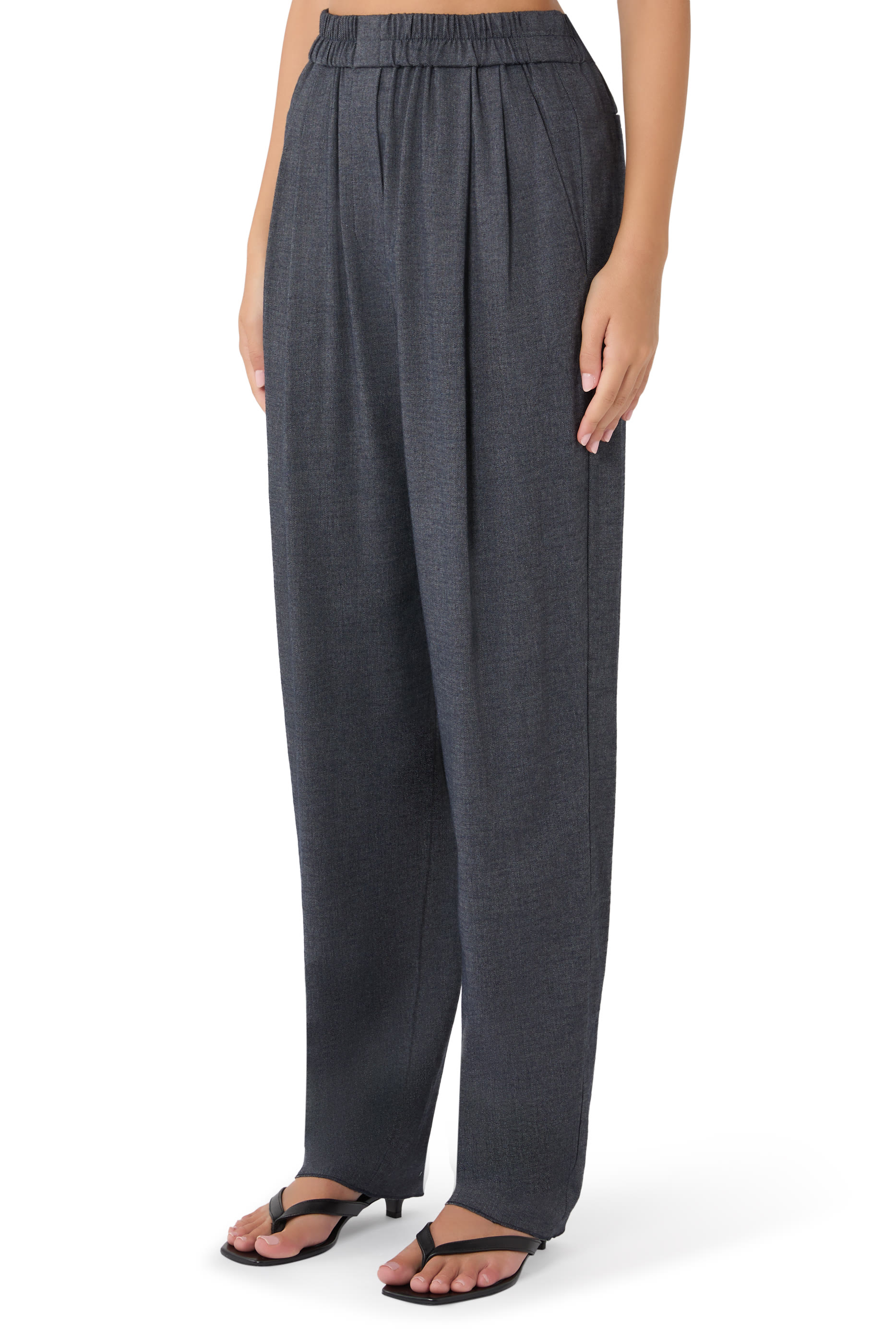 EA Logo Elasticated Waist Pants