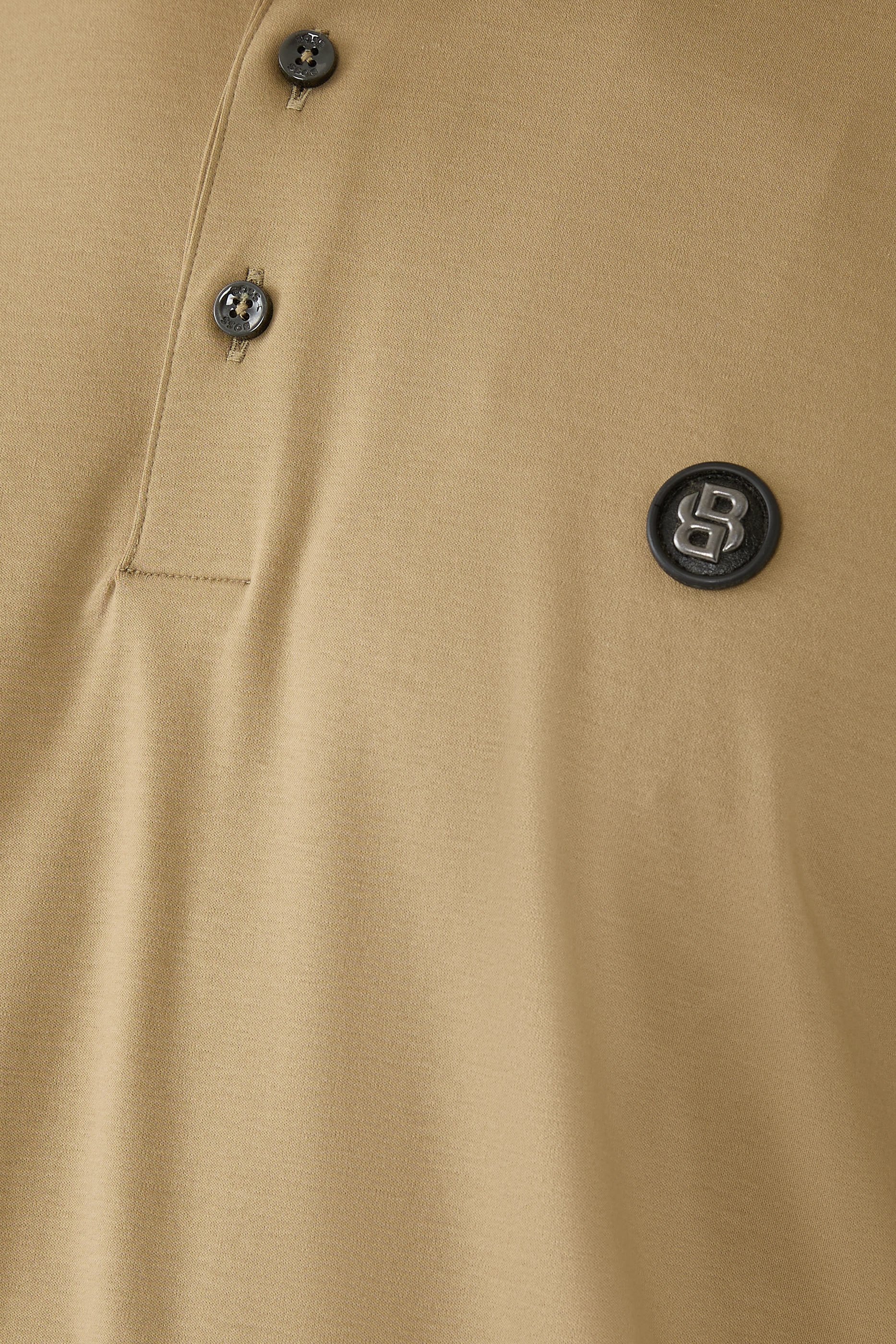 Double B Monogram Mercerised-Cotton Polo Shirt