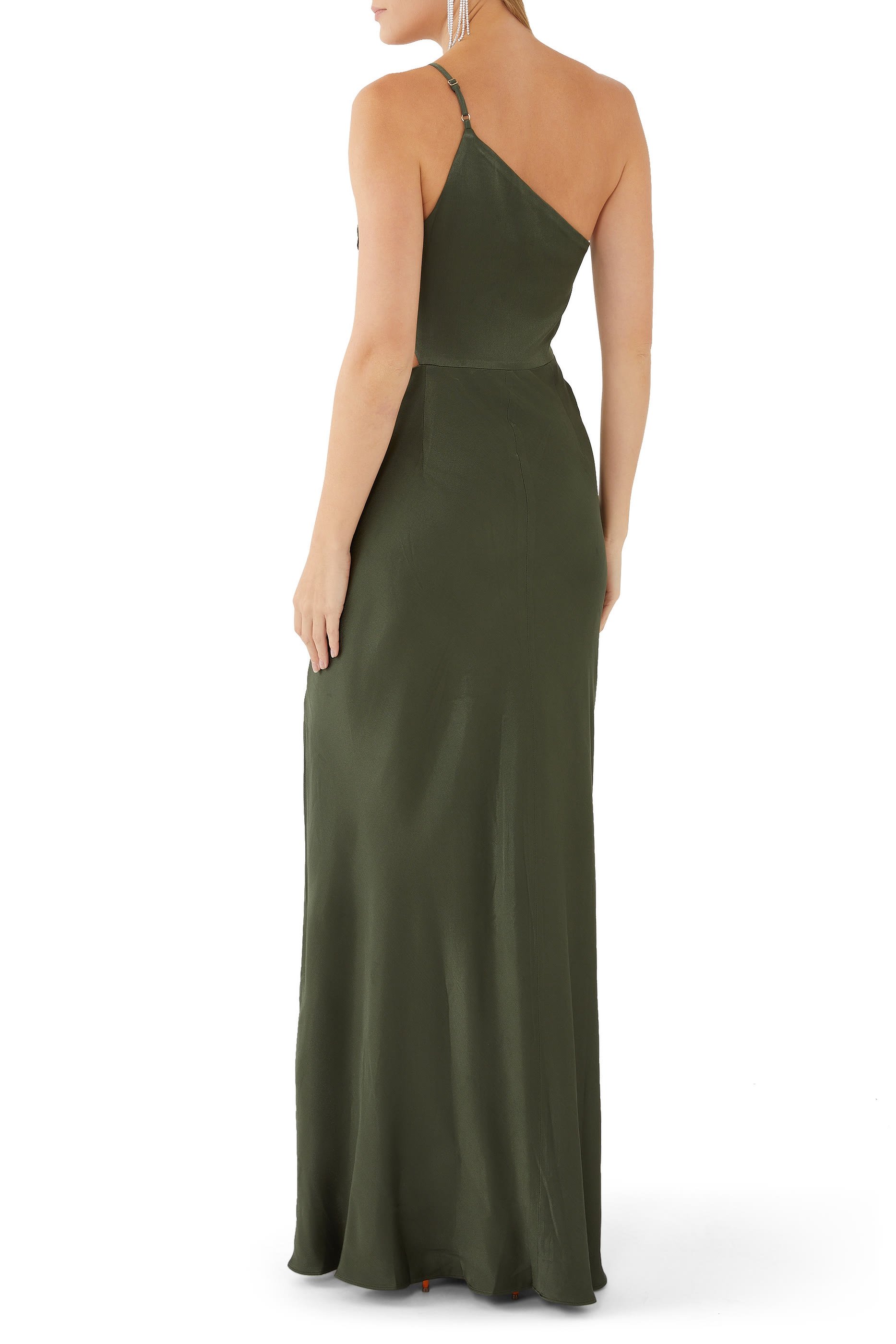 La Lune Asymmetrical Maxi Dress