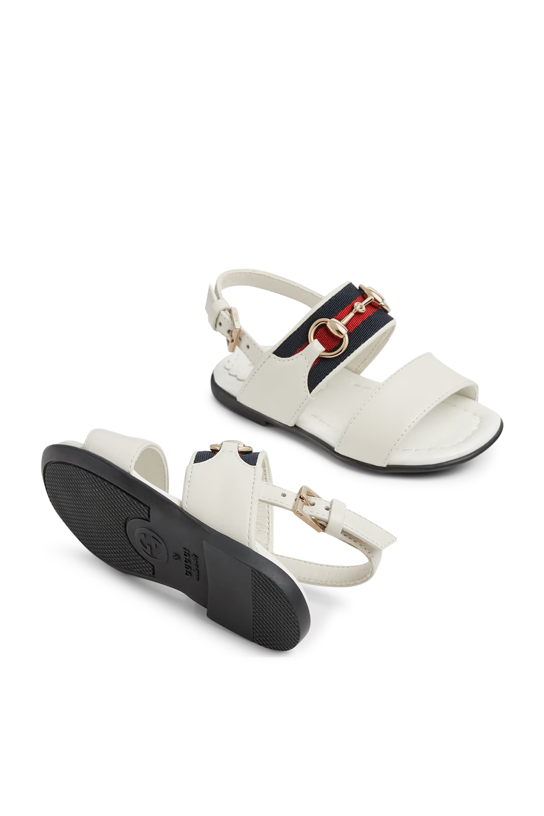 Kids Web Leather Sandals