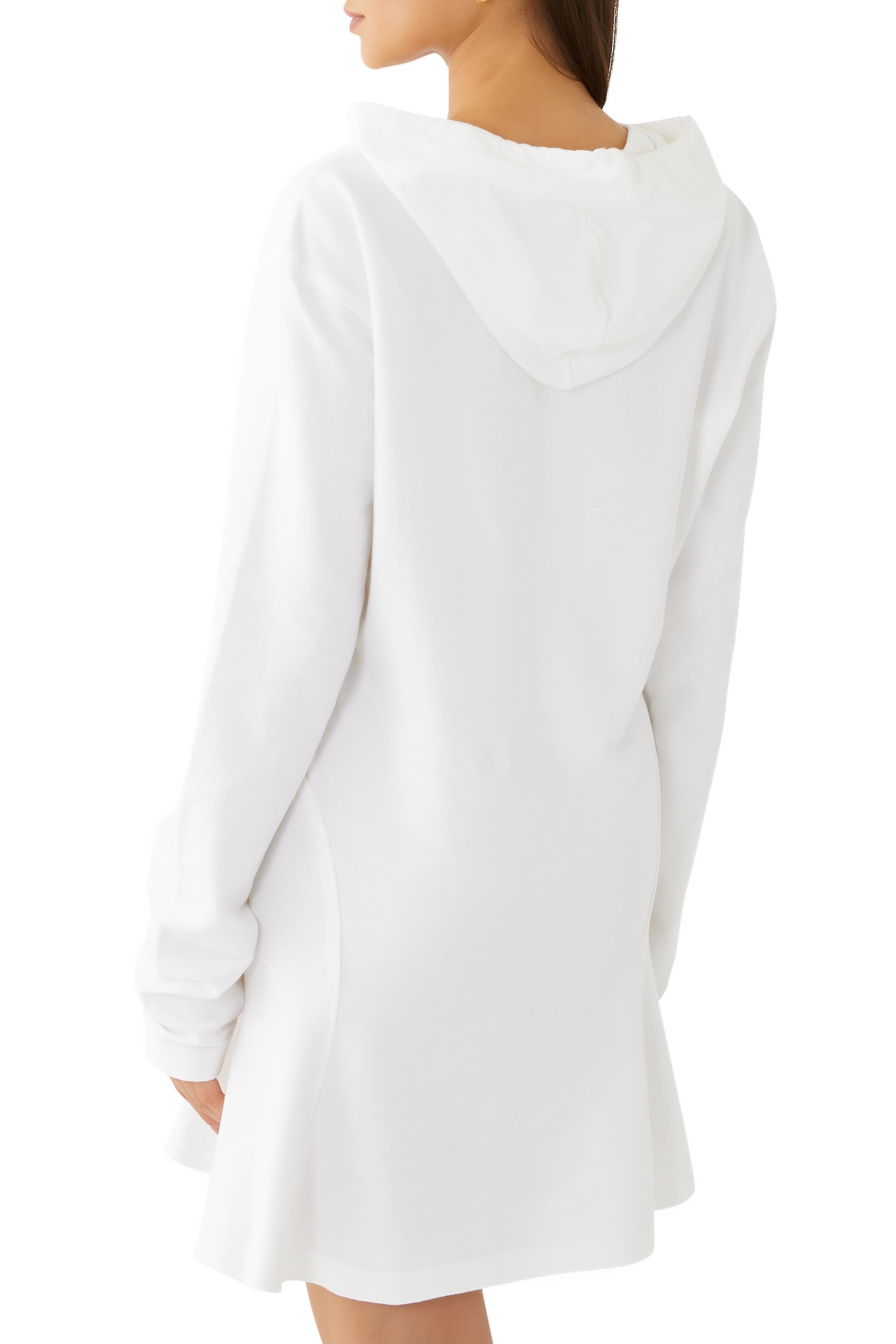 Hooded Fishtail Mini Dress