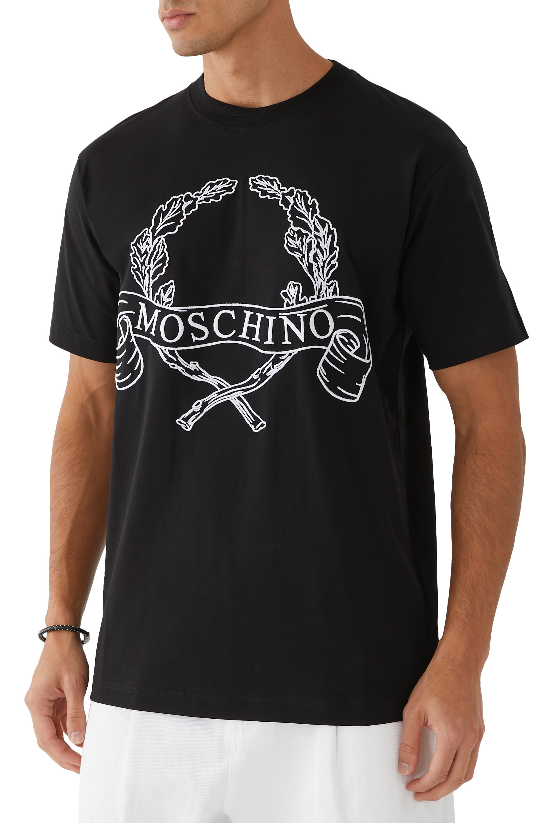 Laurel Crown Emblem Logo T-Shirt