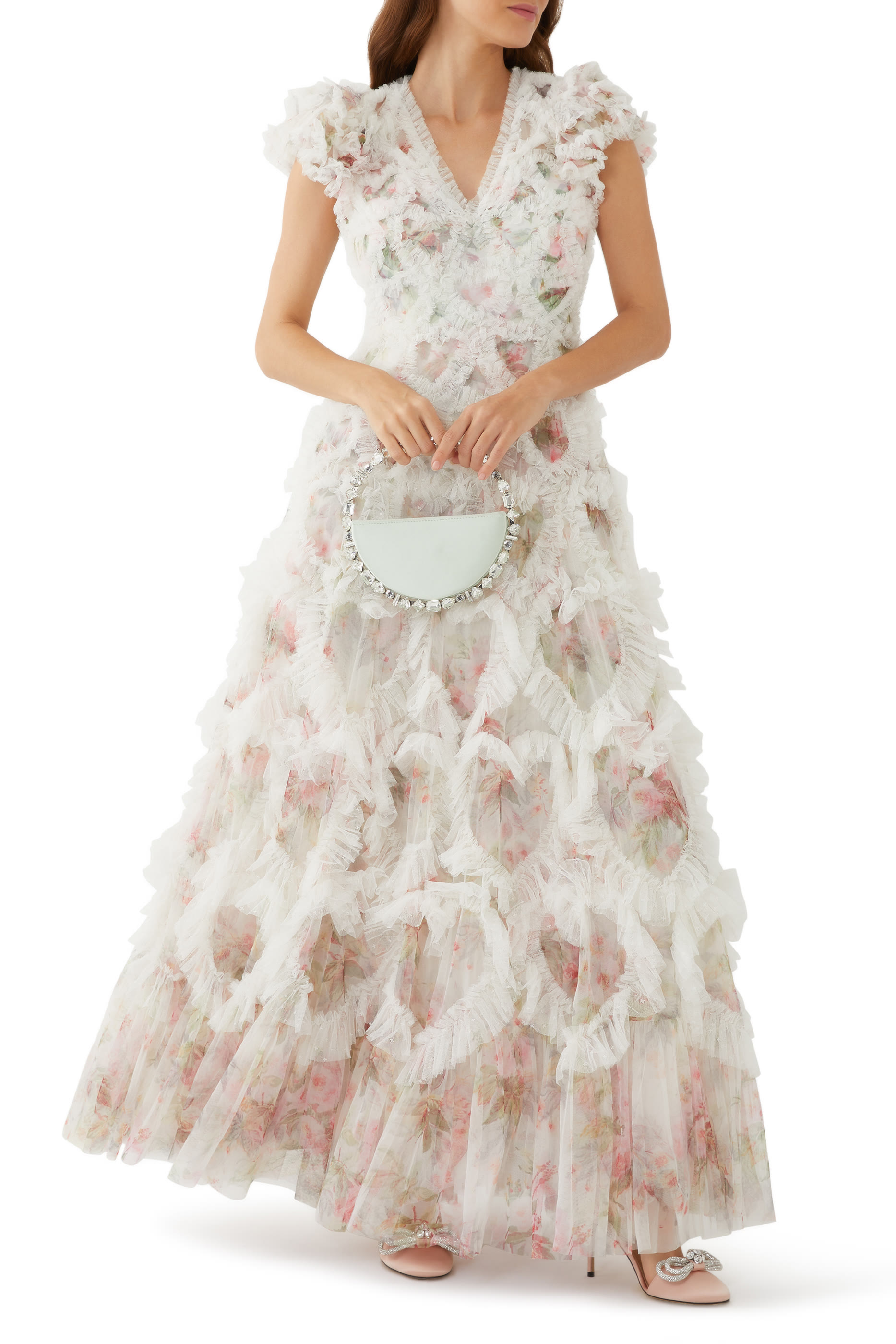  Paradise Garden Amorette V-Neck Gown