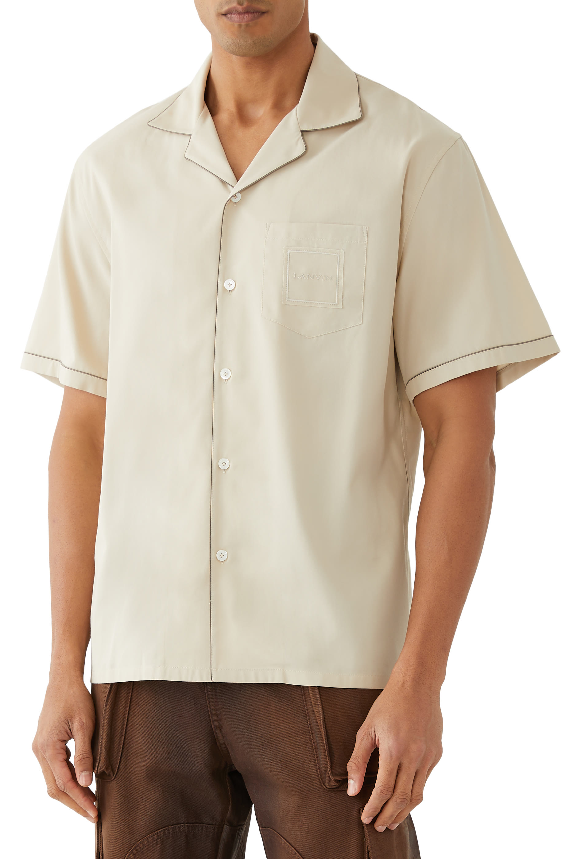 Fluid Cotton Bowling Shirt
