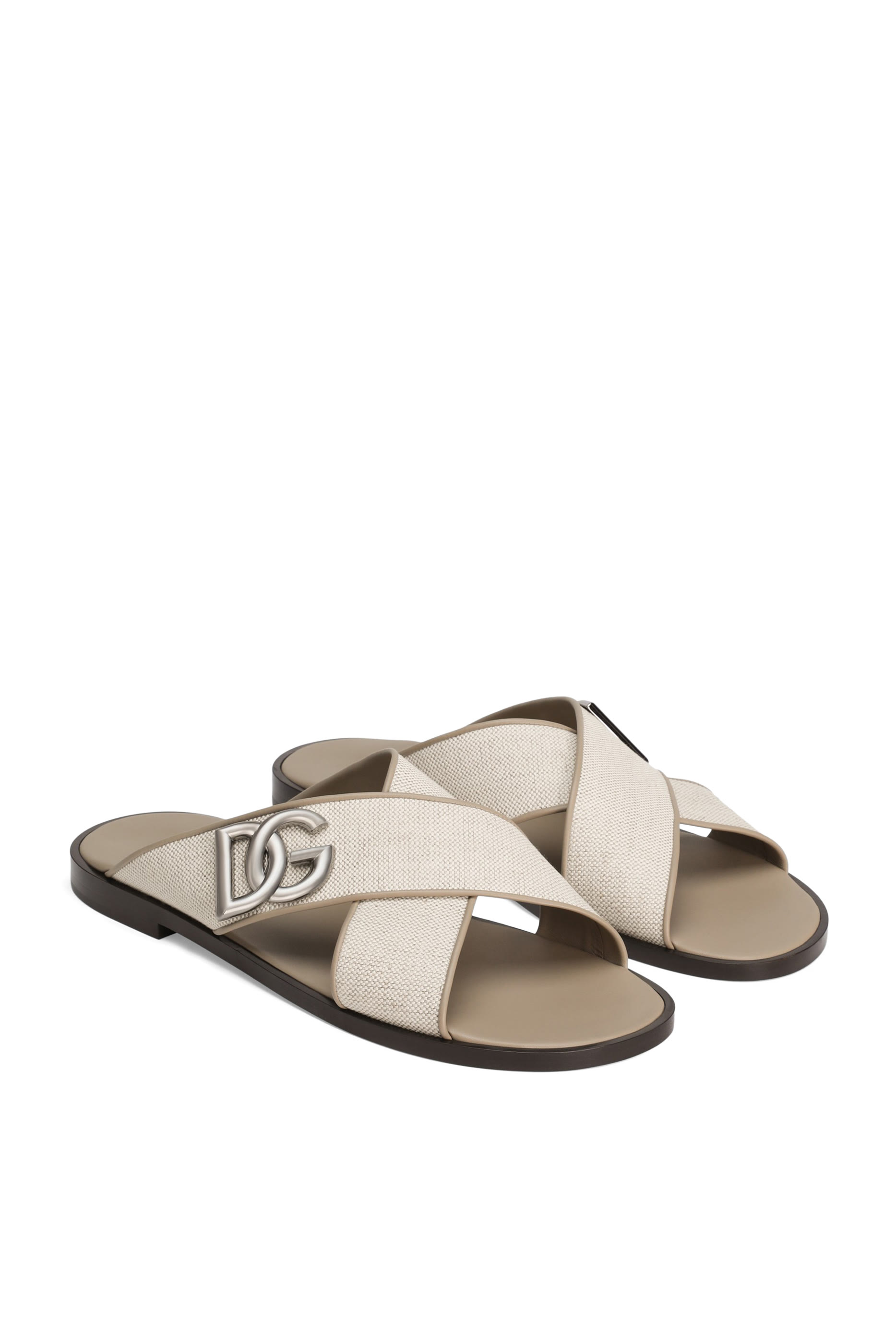 Salt & Pepper Nappa Sandals