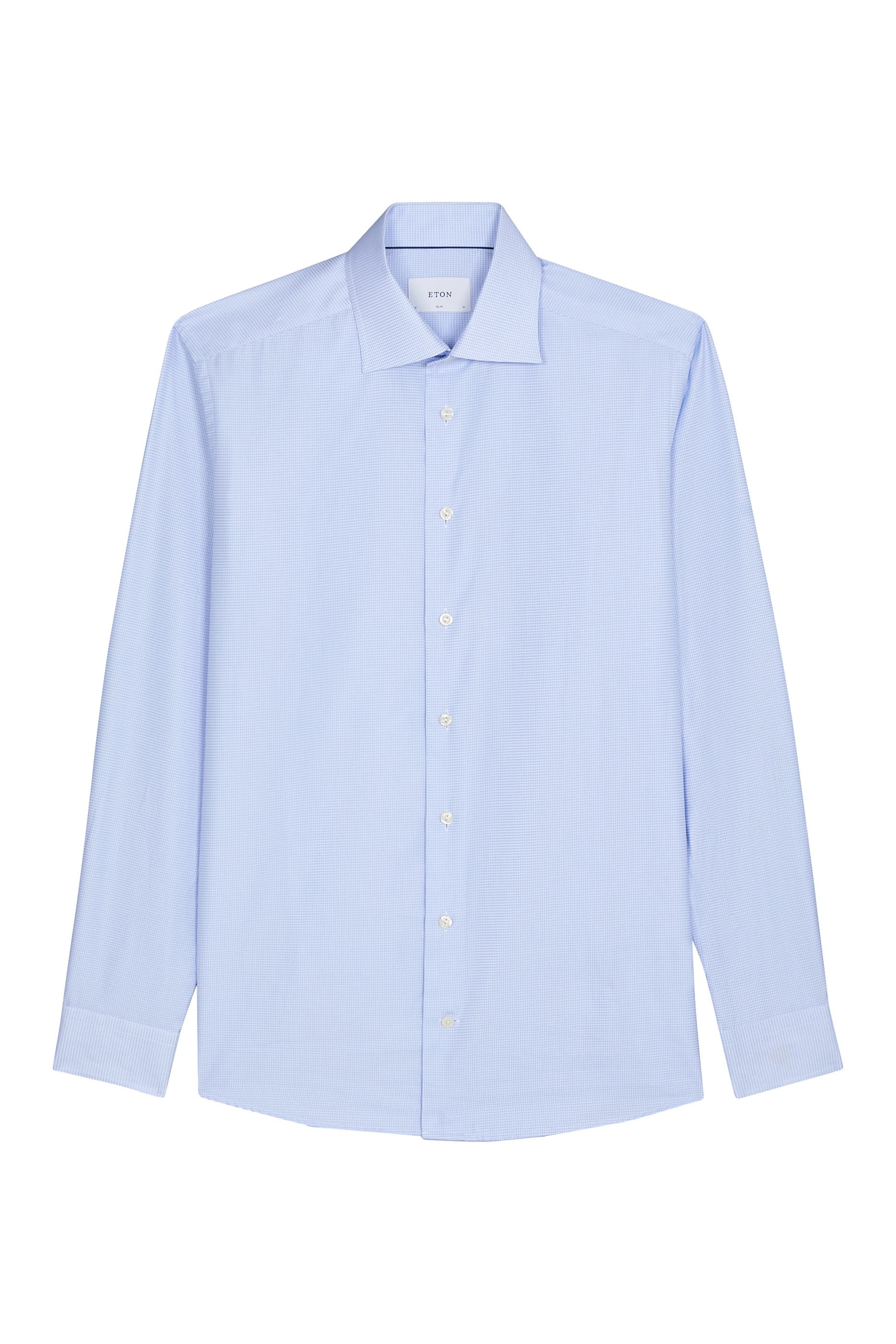 Houndstooth Print Signature Twill Shirt