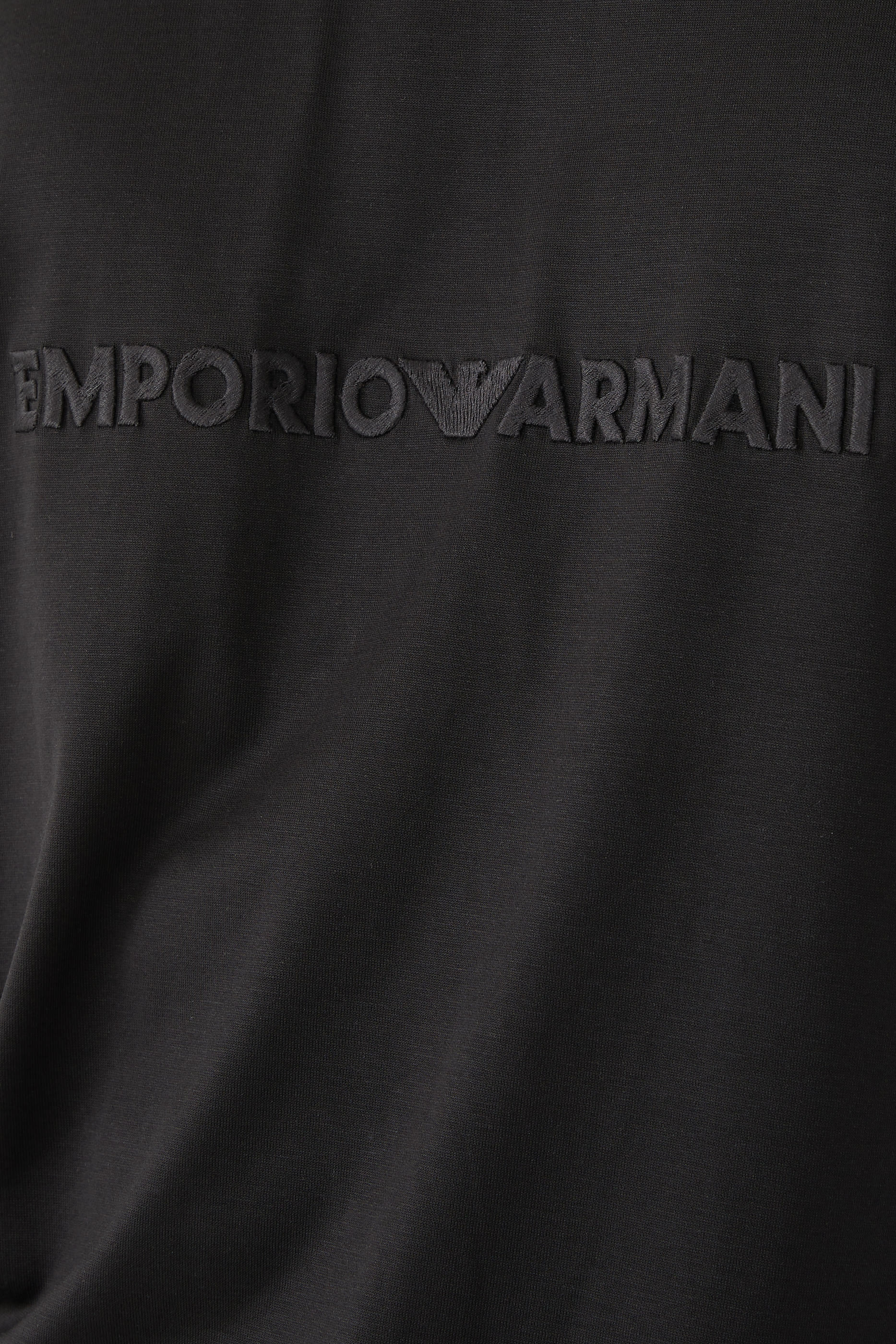 Macro EA Text Logo Tencel T-Shirt