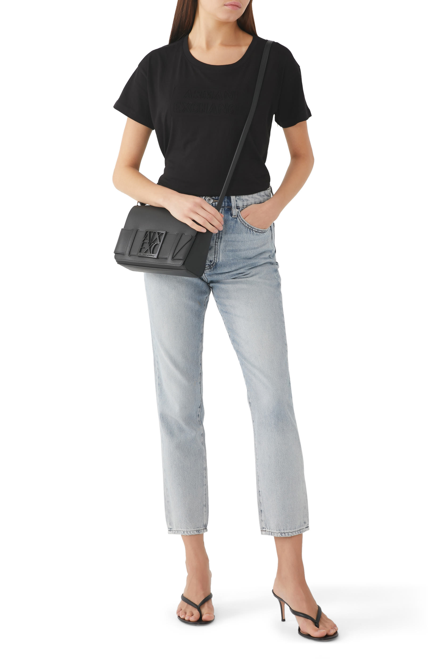 Macro Logo Messenger Bag