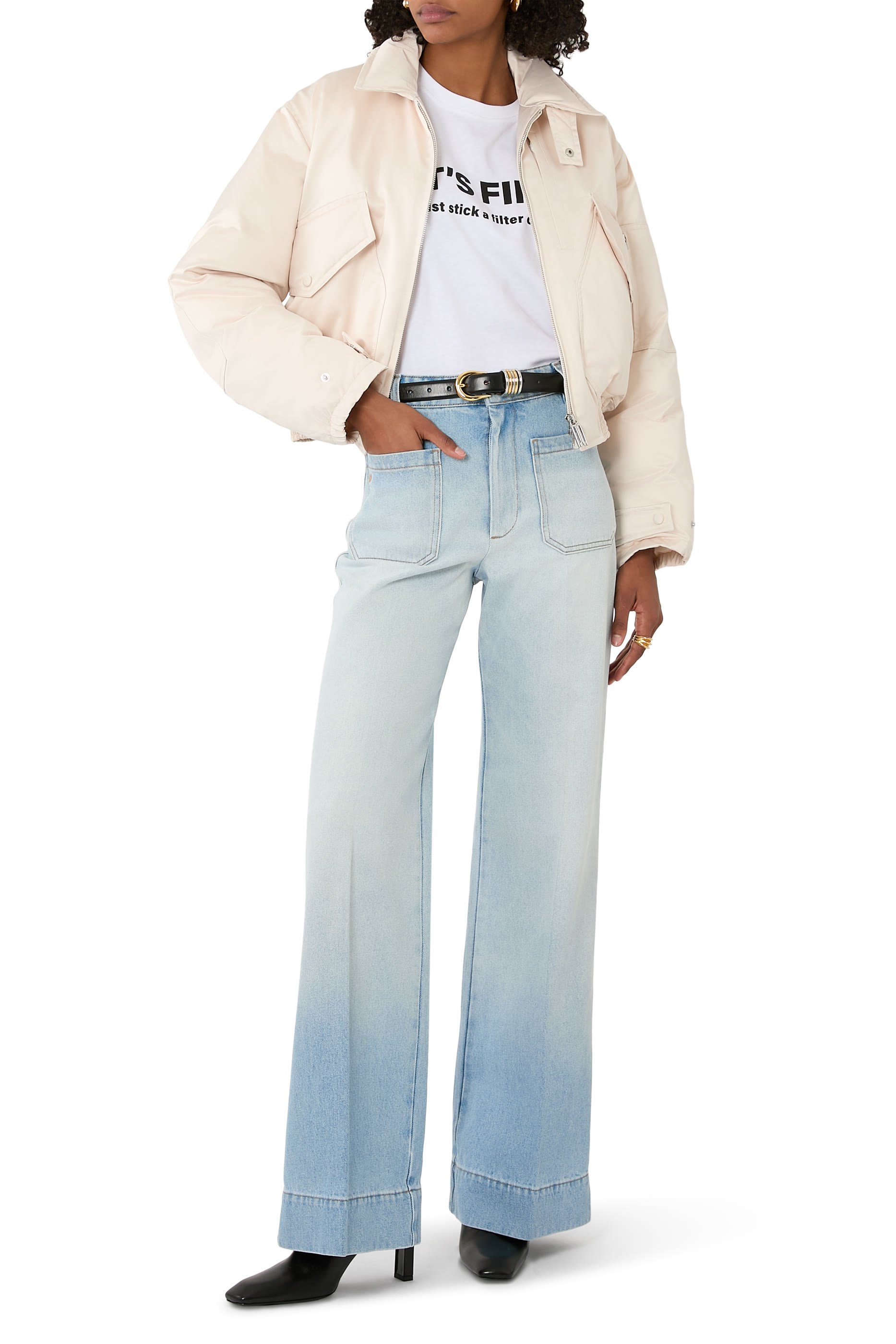  Padded Bomber Jacket