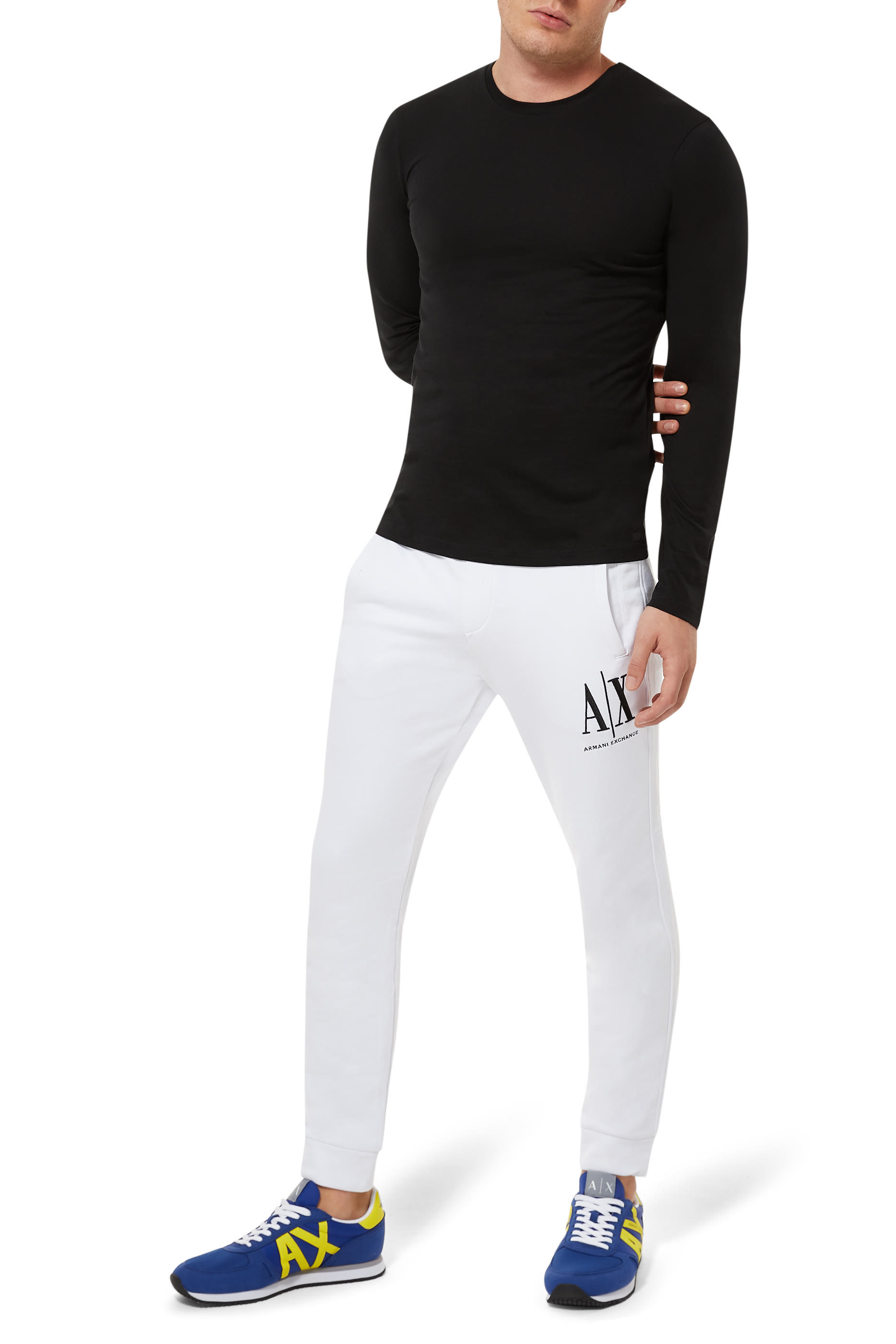 Pima Crewneck Long Sleeved T-Shirt