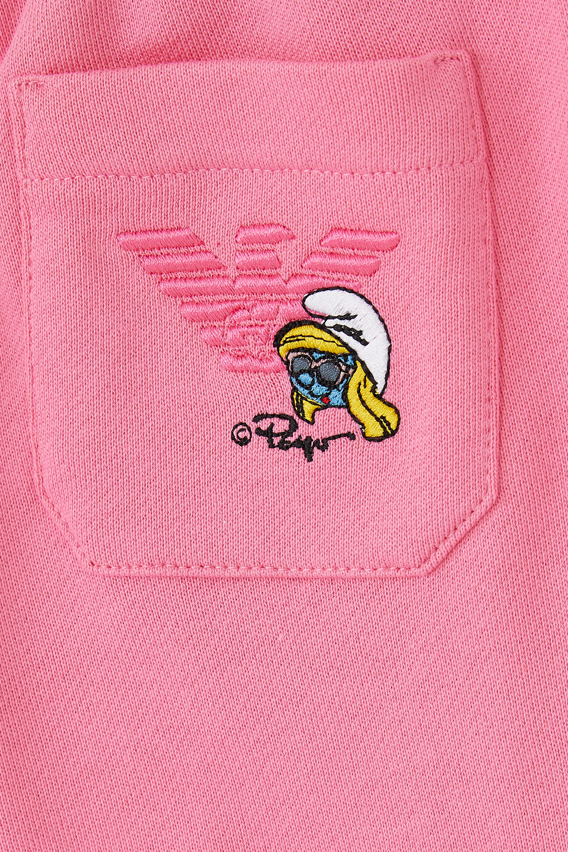 Kids Embroidered Smurf Joggers