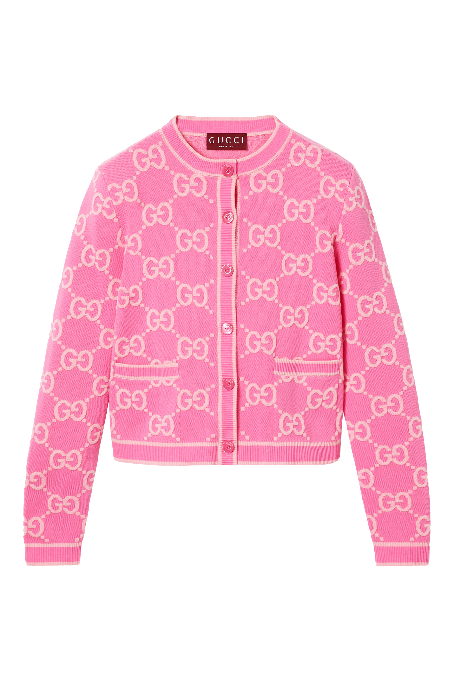 GG Cotton Jacquard Cardigan
