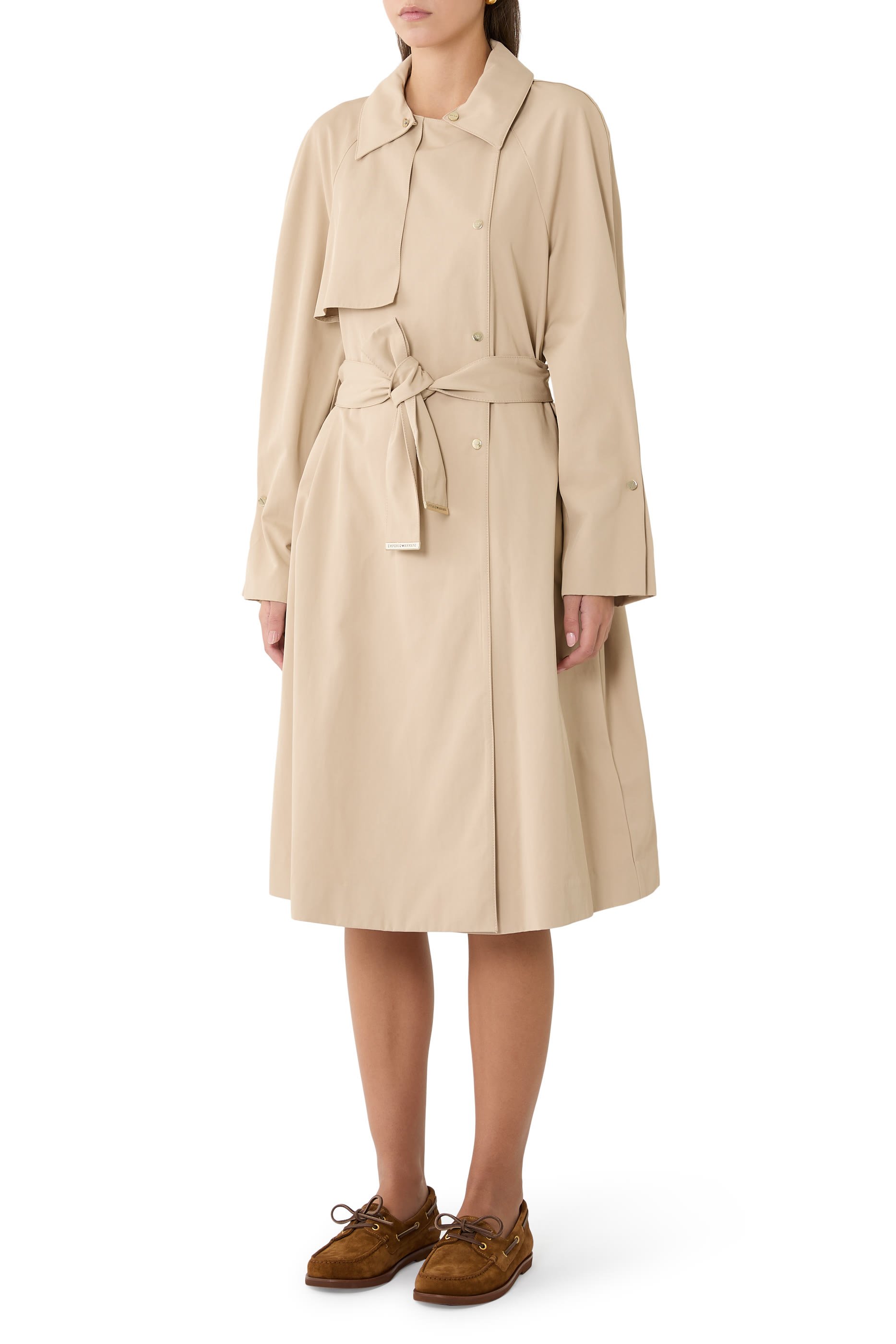 Logo Trench Coat