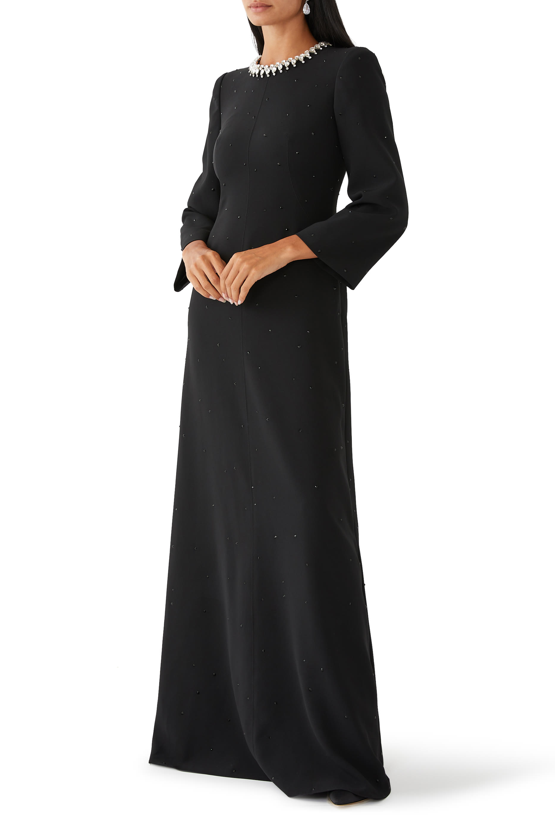 Mars Crystal-Embellished Gown