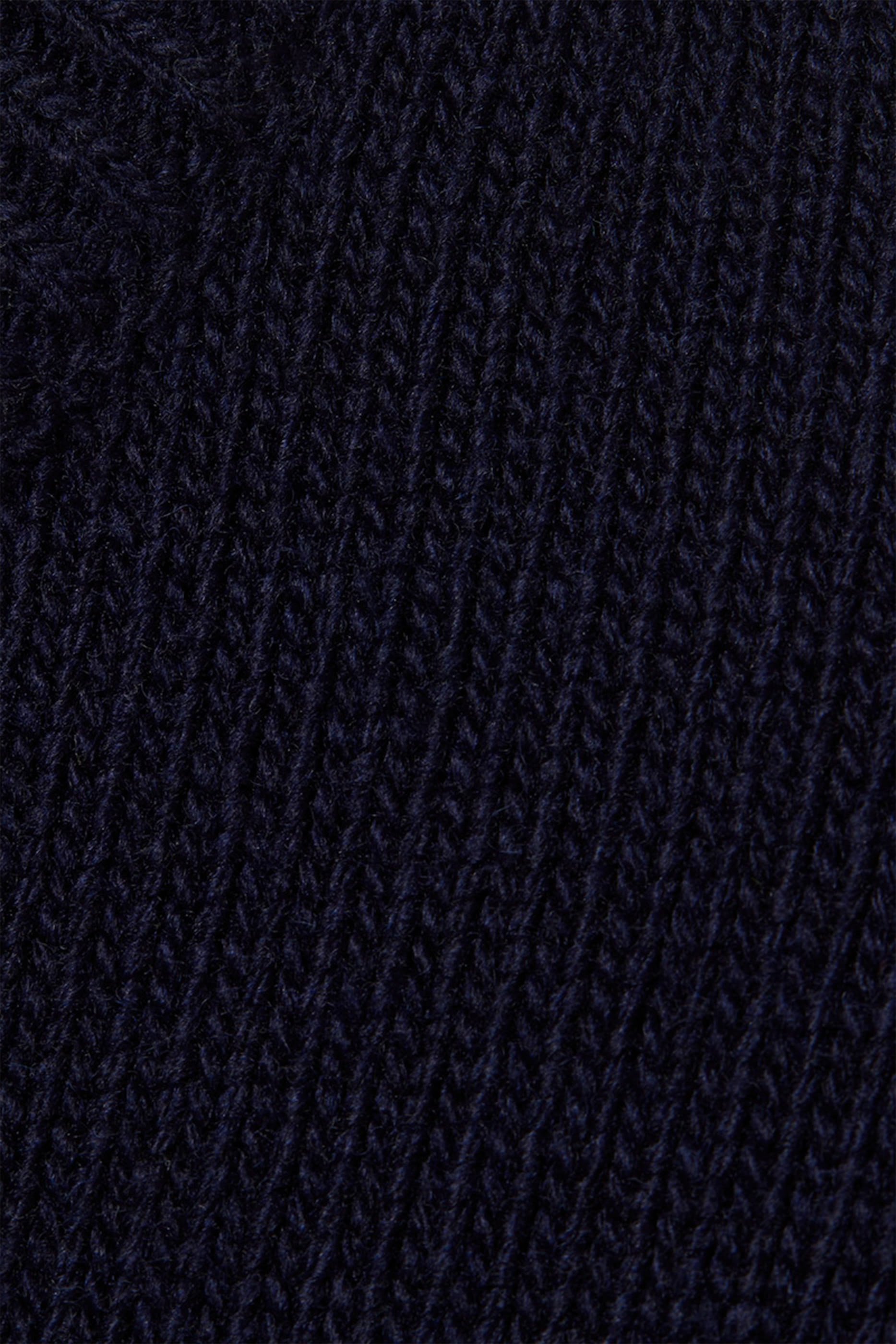 Logo Intarsia Knit Wool Jumper