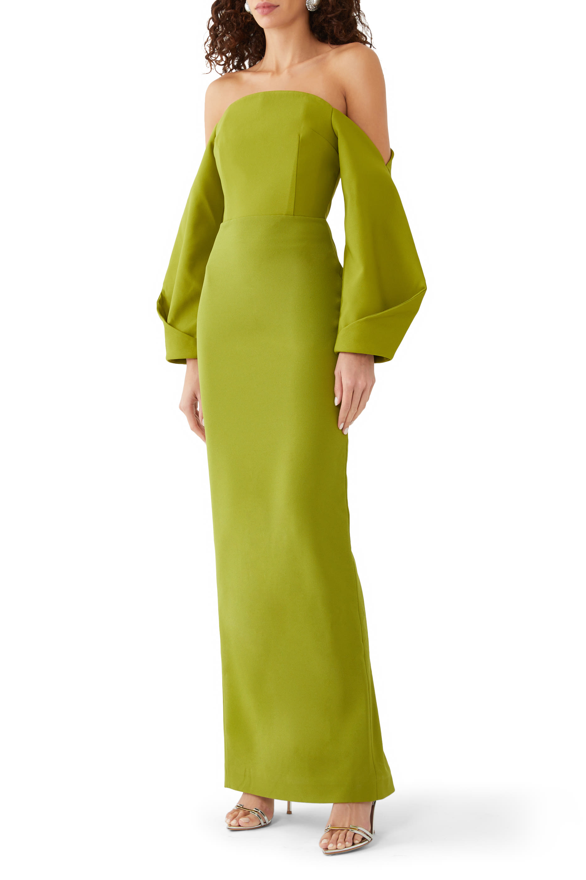 Lotta Cr&ecirc;pe Evening Gown