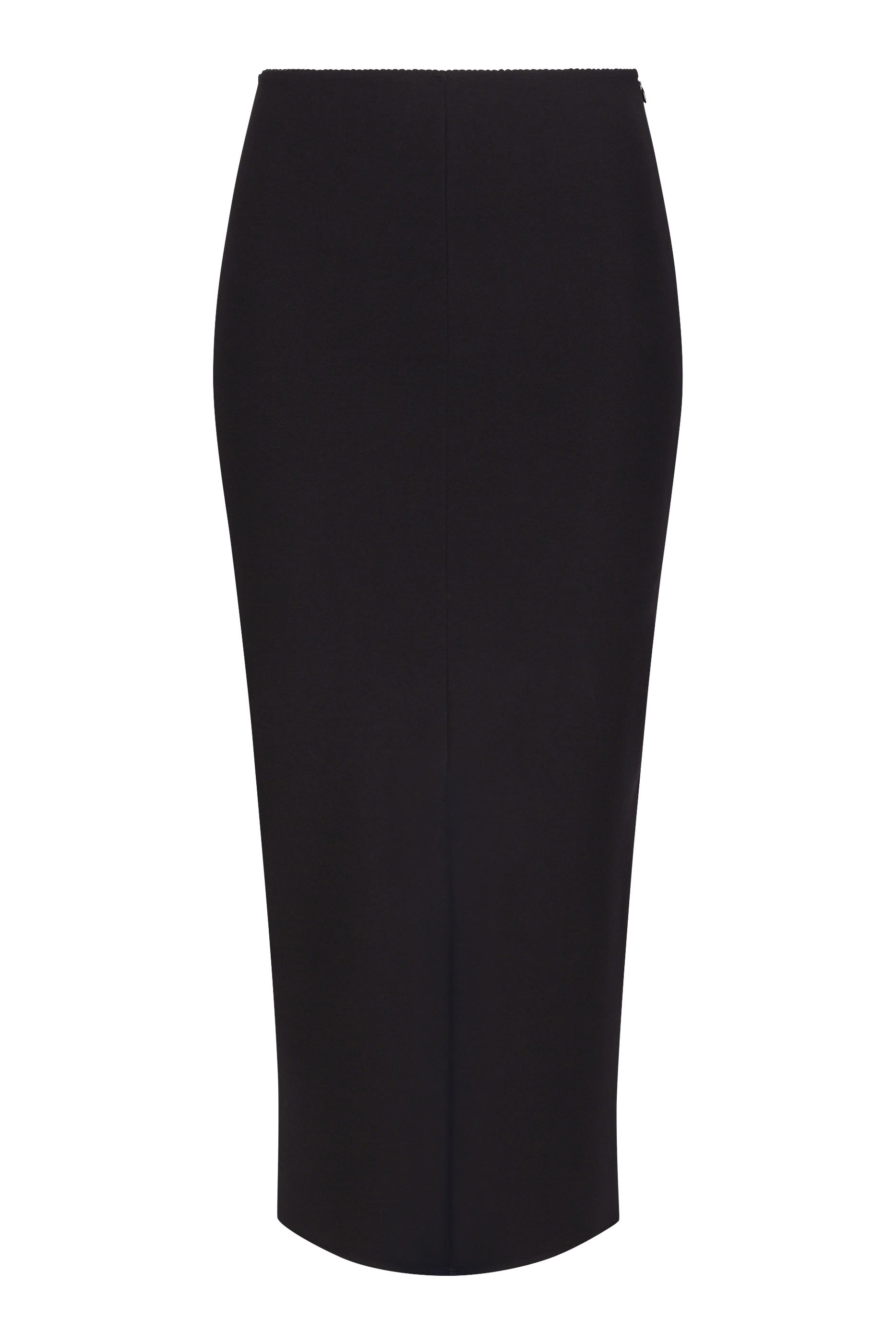 Jersey Full Milano Calf-Length Skirt
