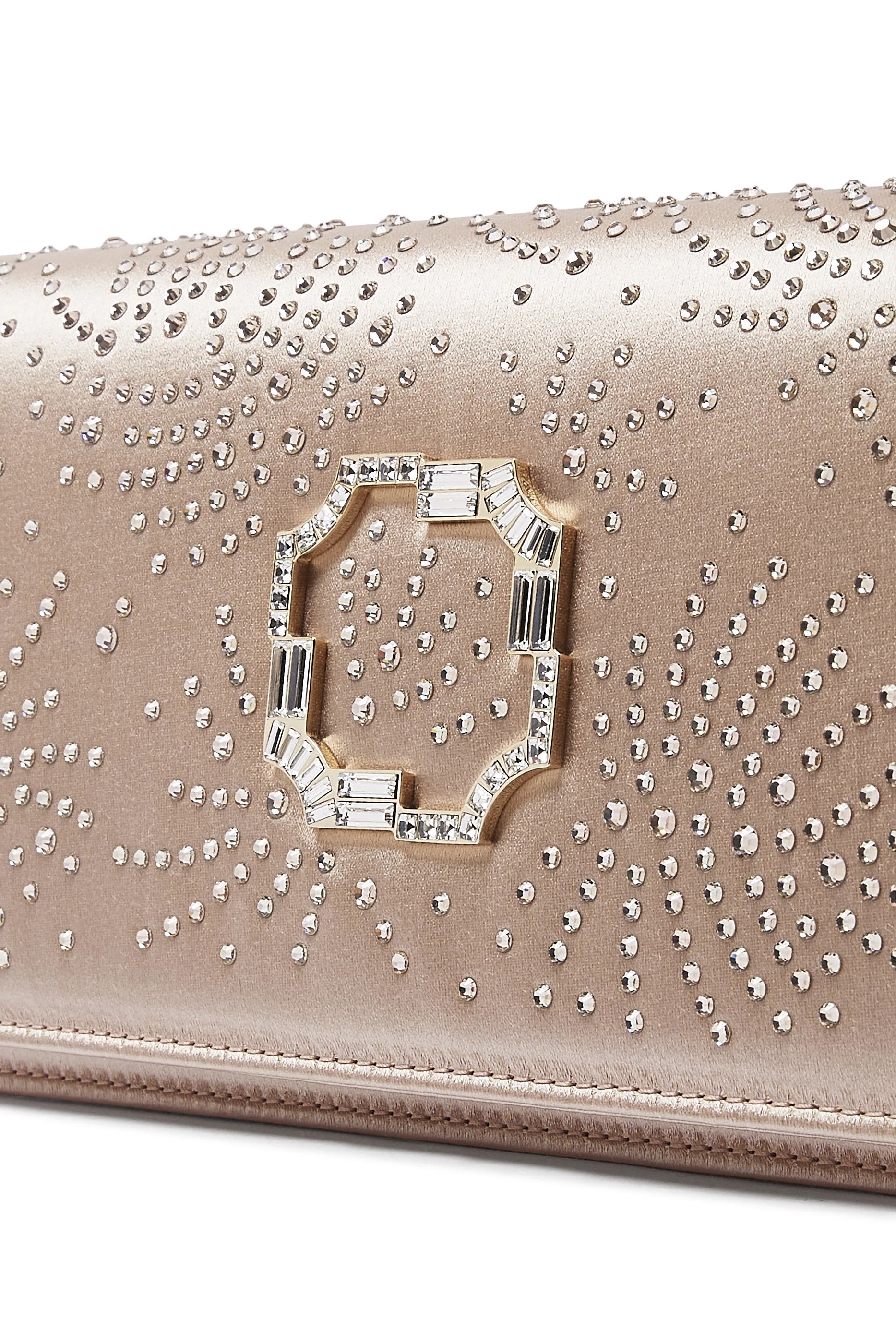 Vivien Crystal-Embellished Clutch Bag