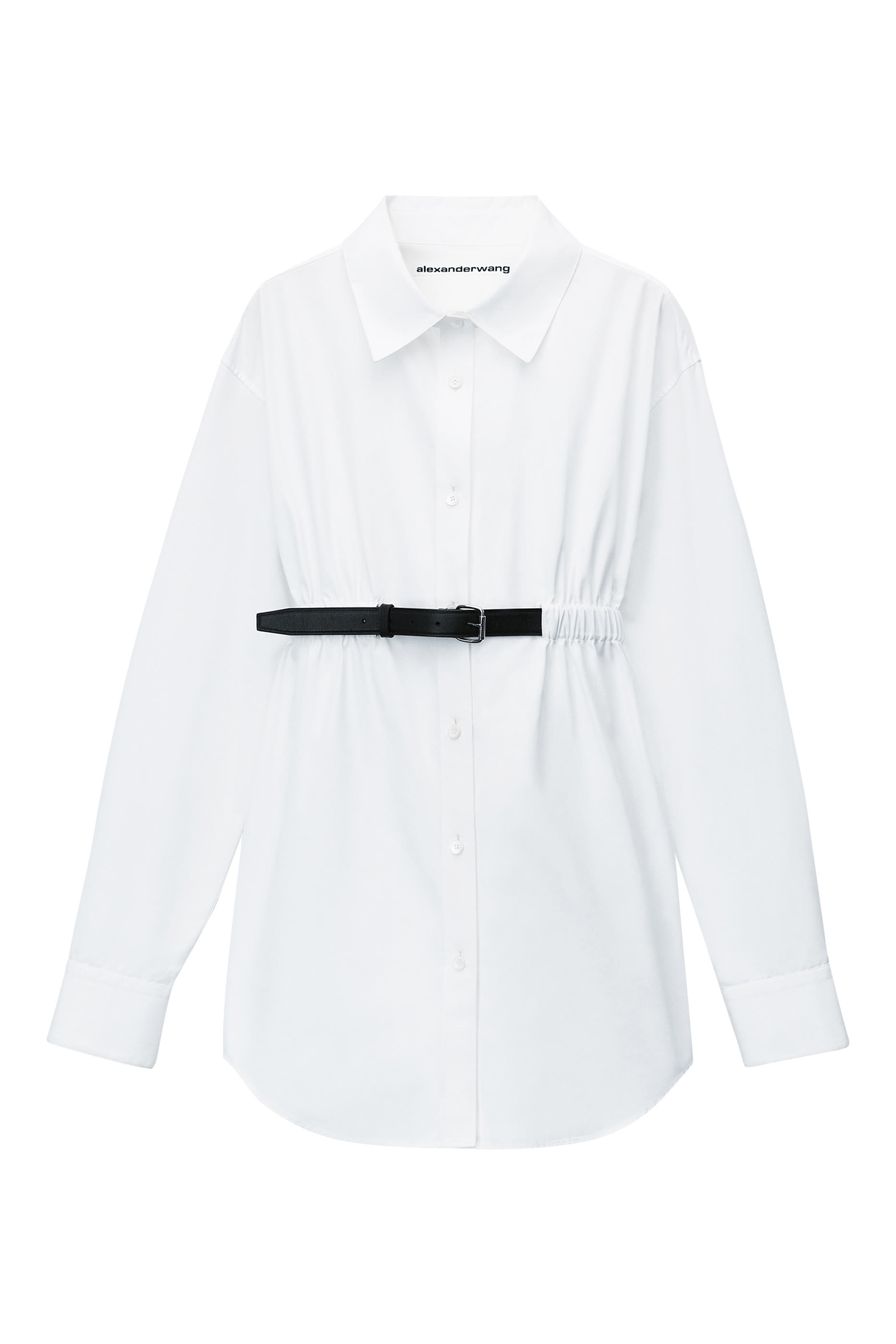 Button Down Belted Tunic