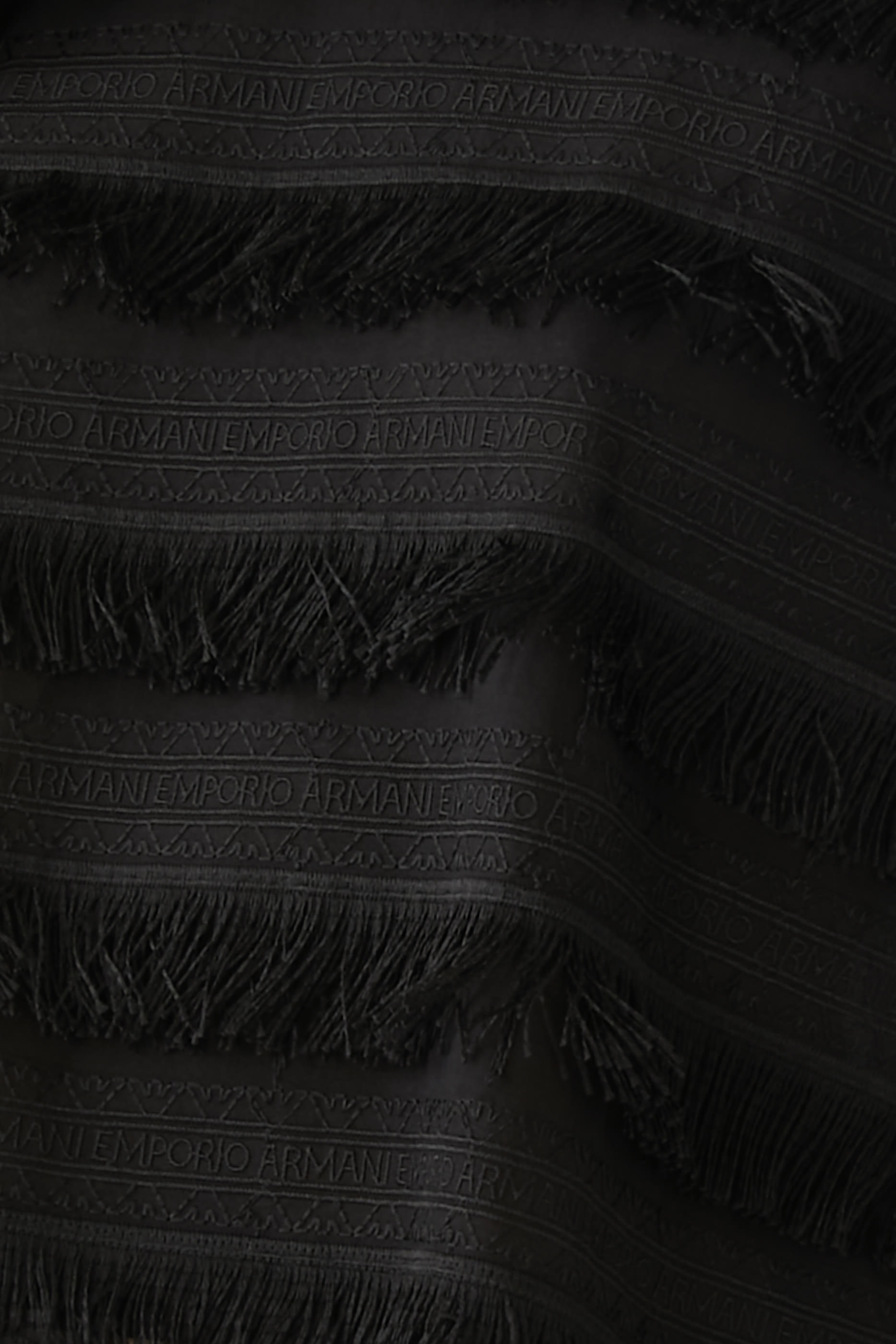 Supima Interlock Jersey Fringed T-Shirt