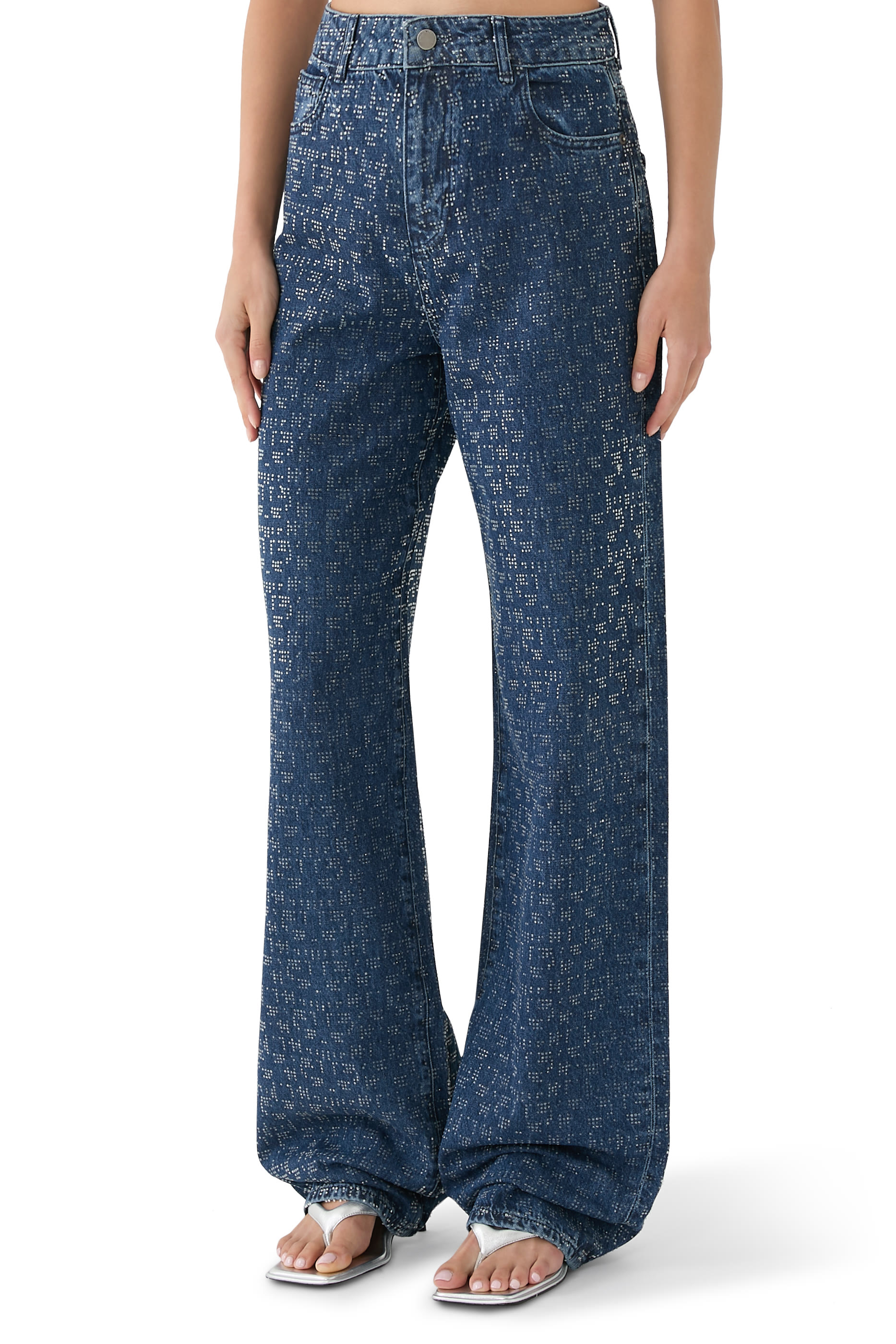  Straight-Leg Denim Jeans