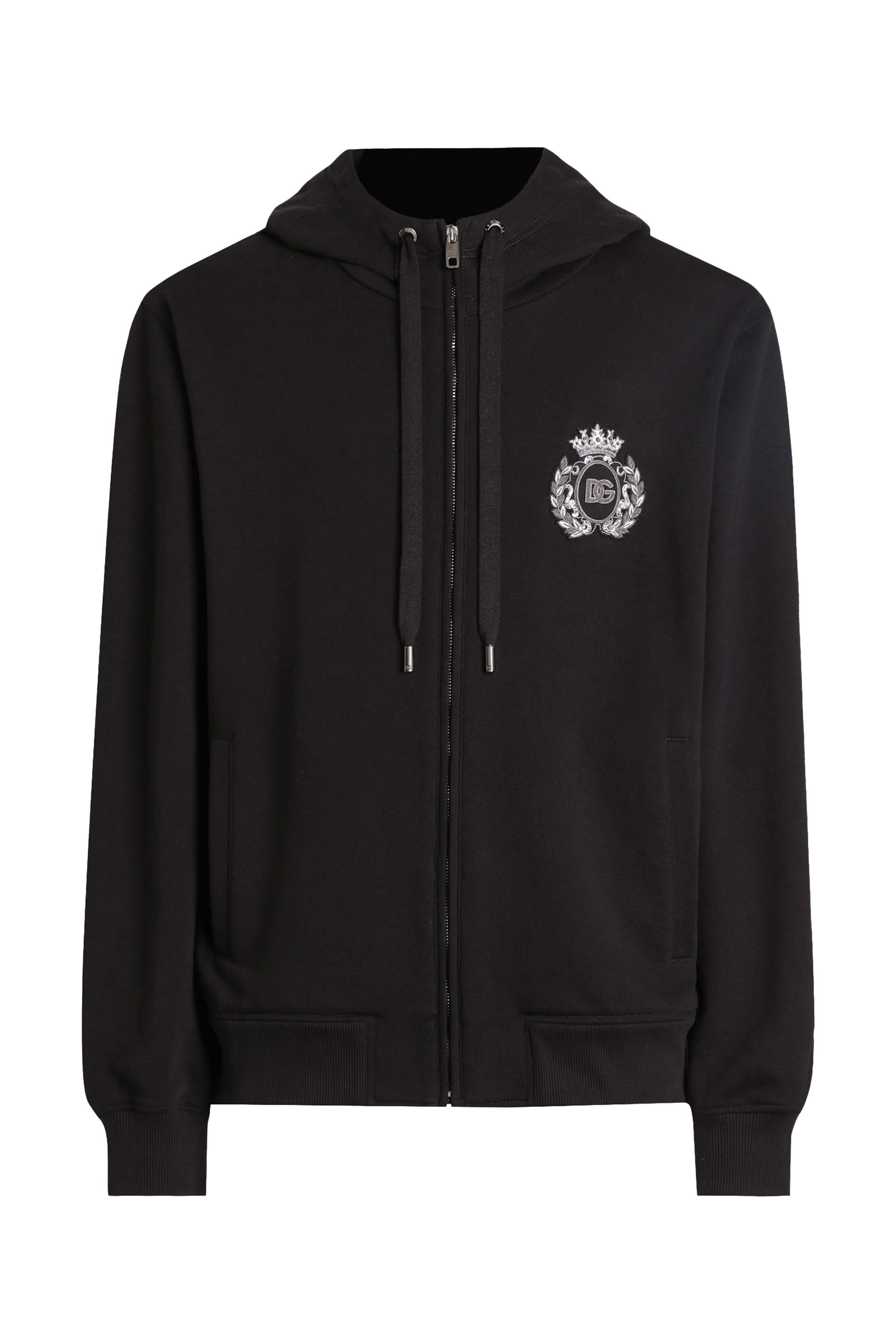 Heraldic Patch Cotton Hoodie