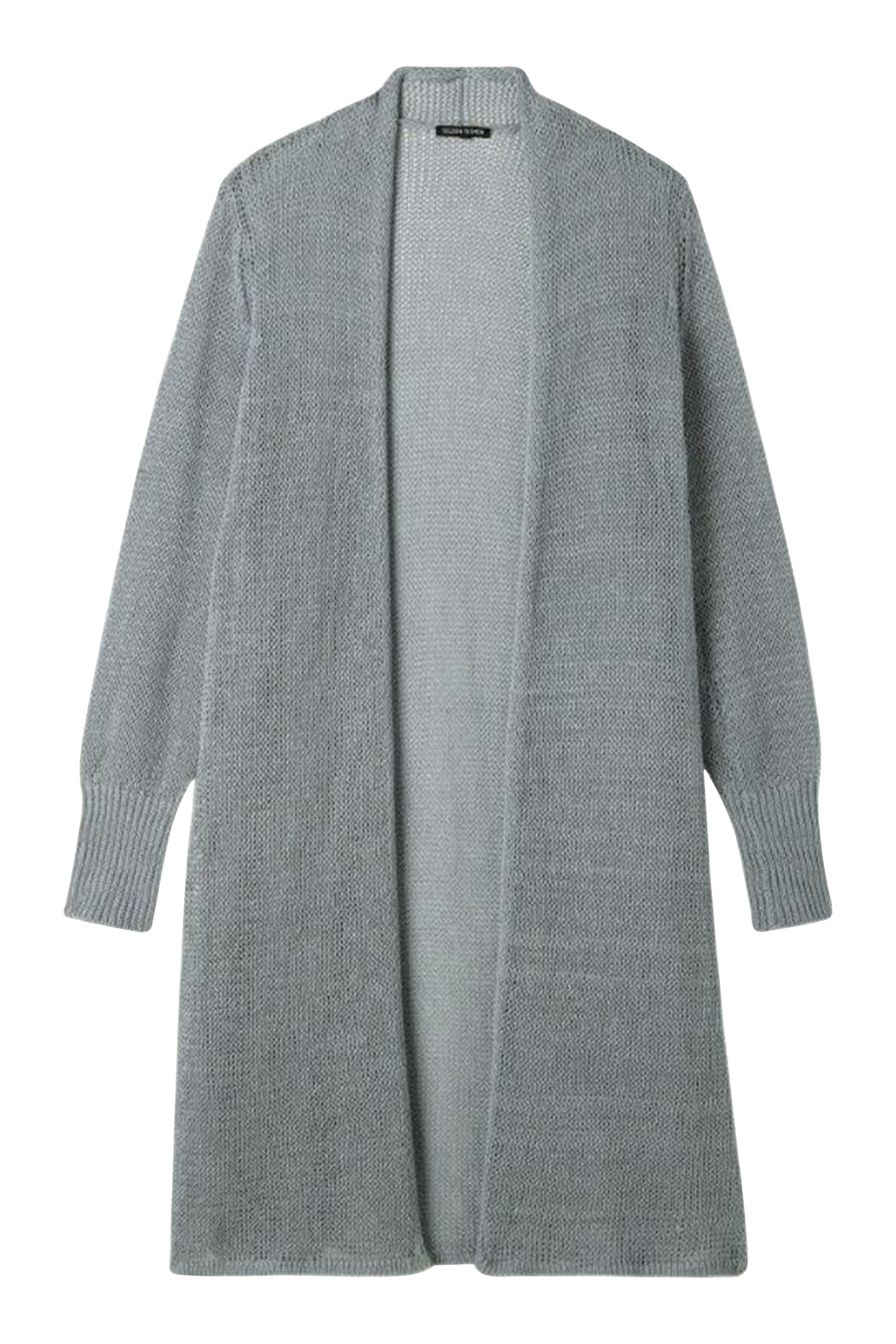 Organic Linen Cotton Cord Long Cardigan