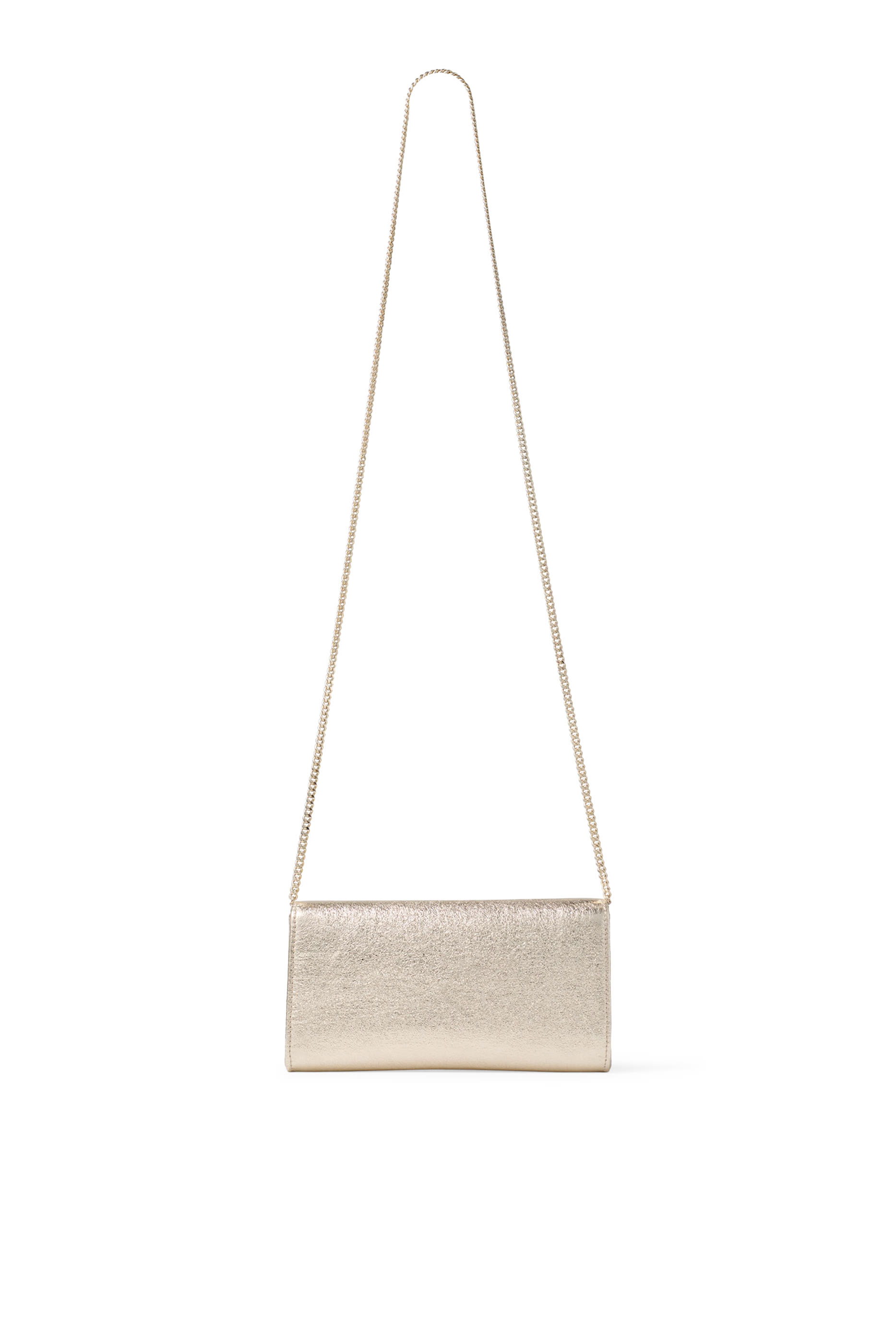 Emmie Platinum Ice Dusty Clutch Bag