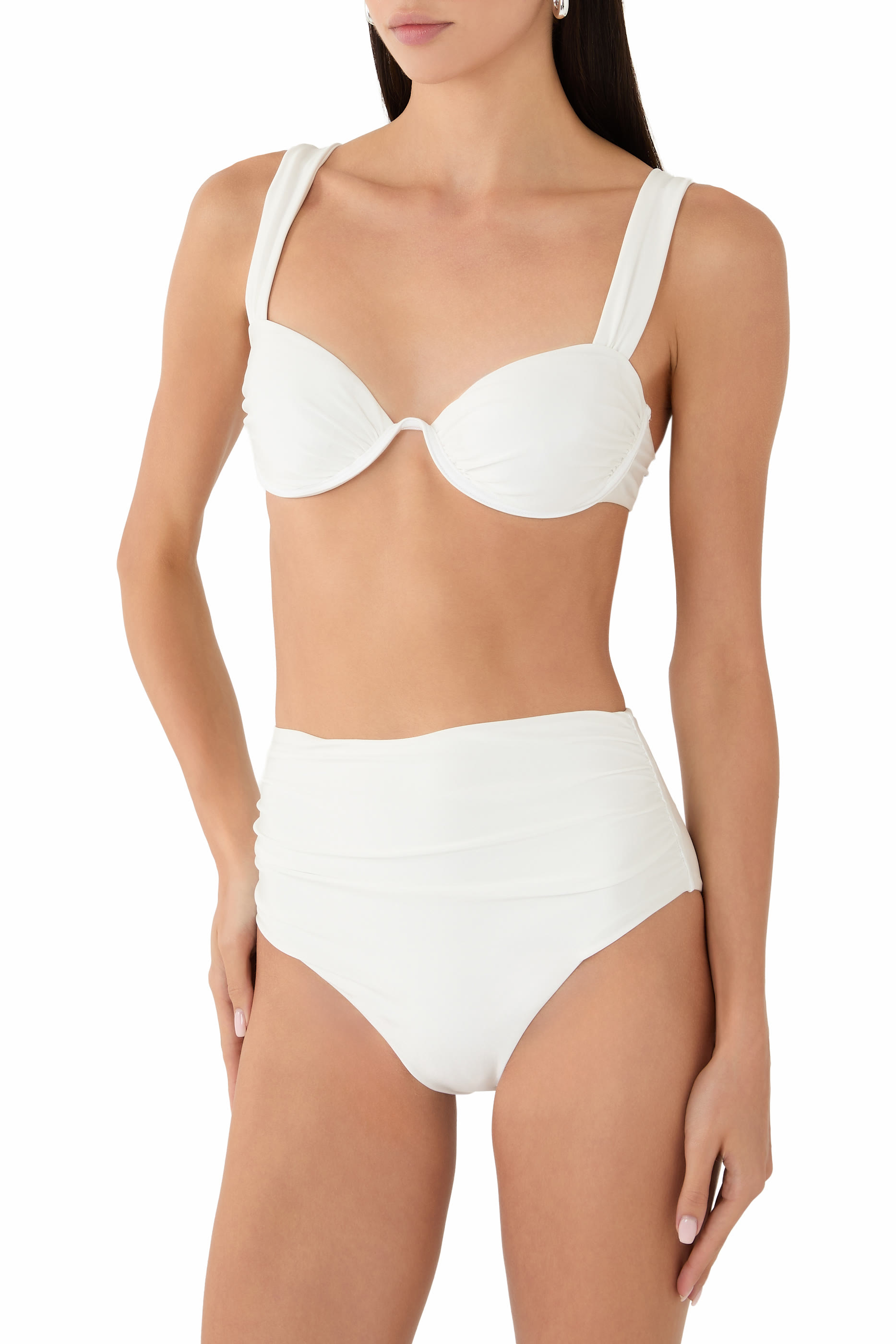 Teya High Waisted Bikini Bottoms