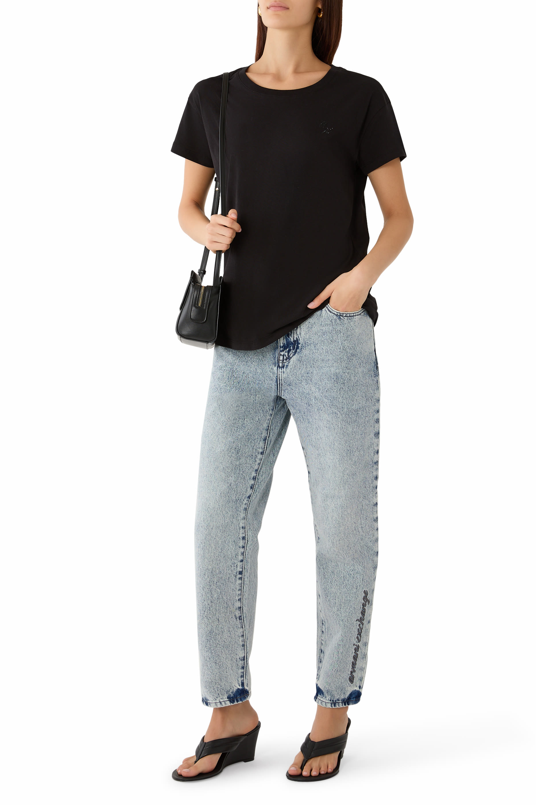 Boyfriend Fit 5-Pocket Pants