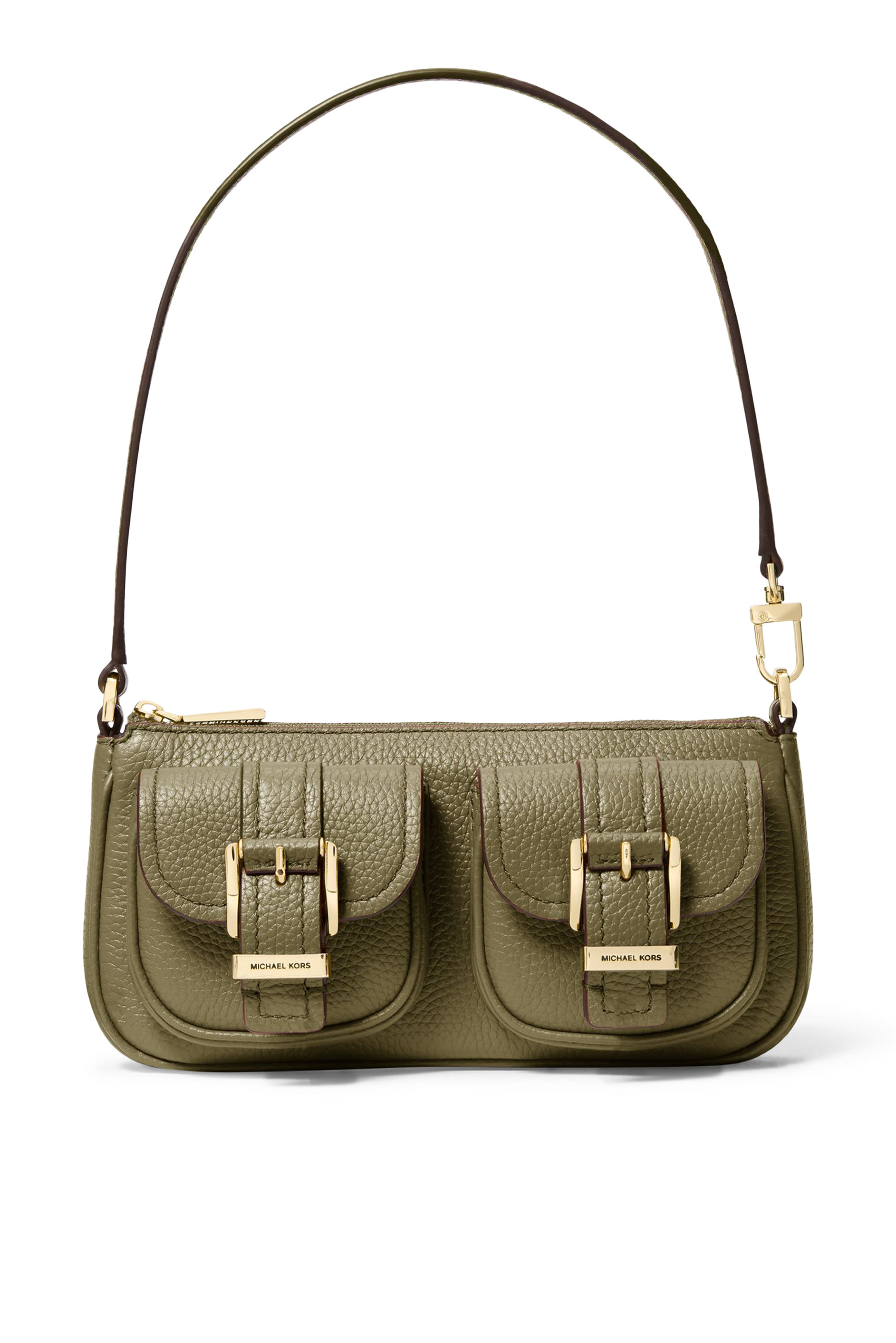 Zoe Small Pebbled Leather Pochette