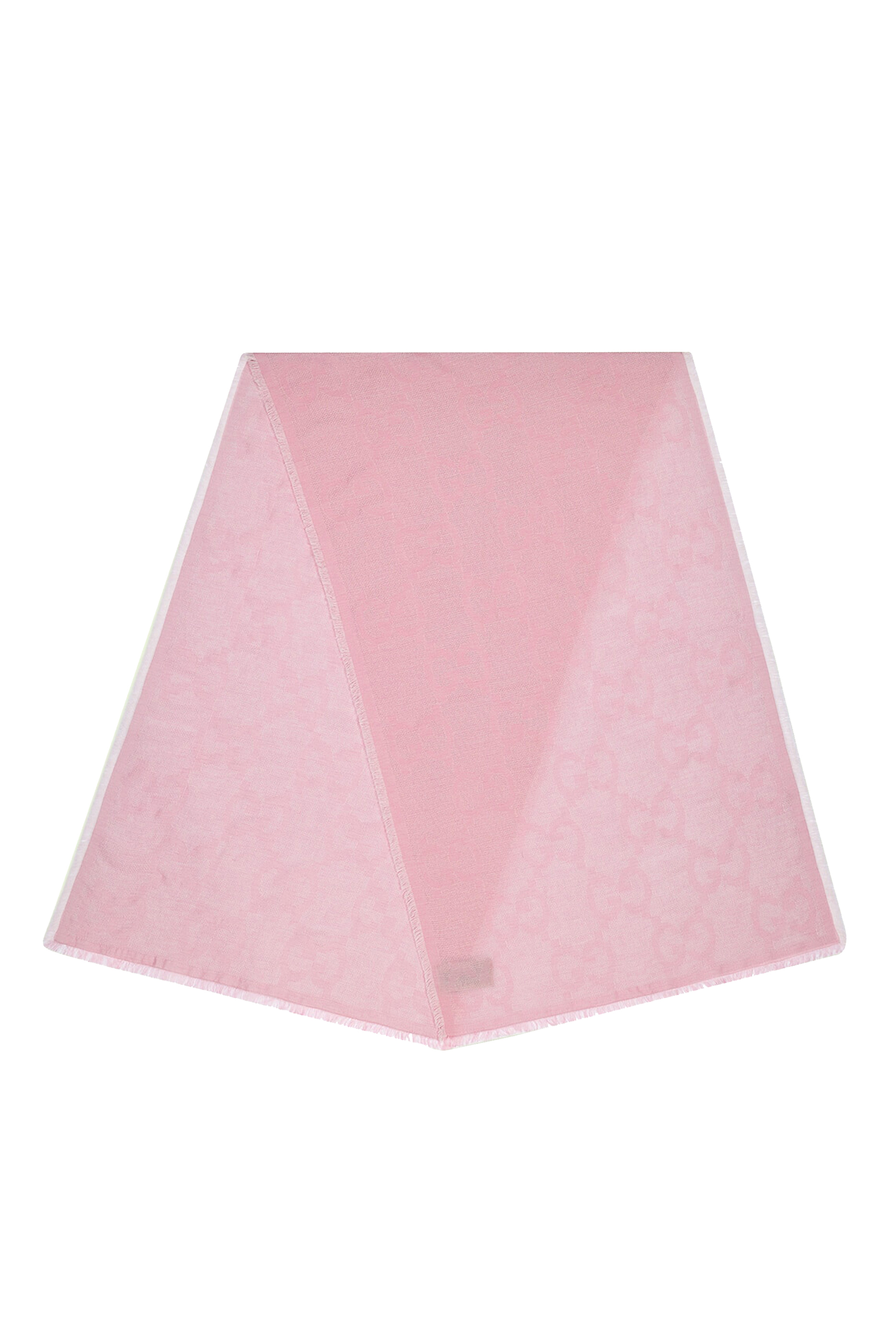 GG Wool Silk Jacquard Scarf