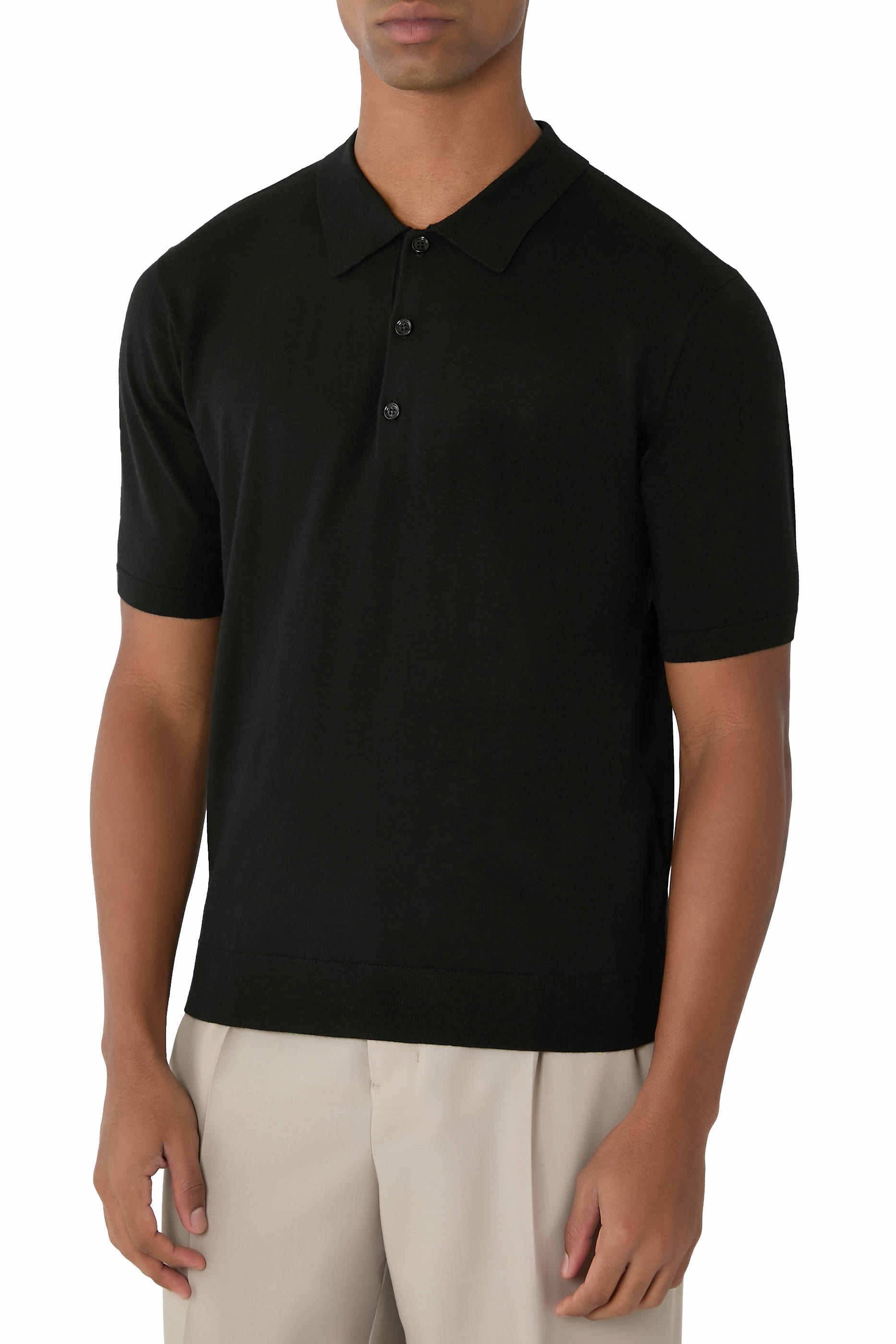 Merino Wool Polo Shirt