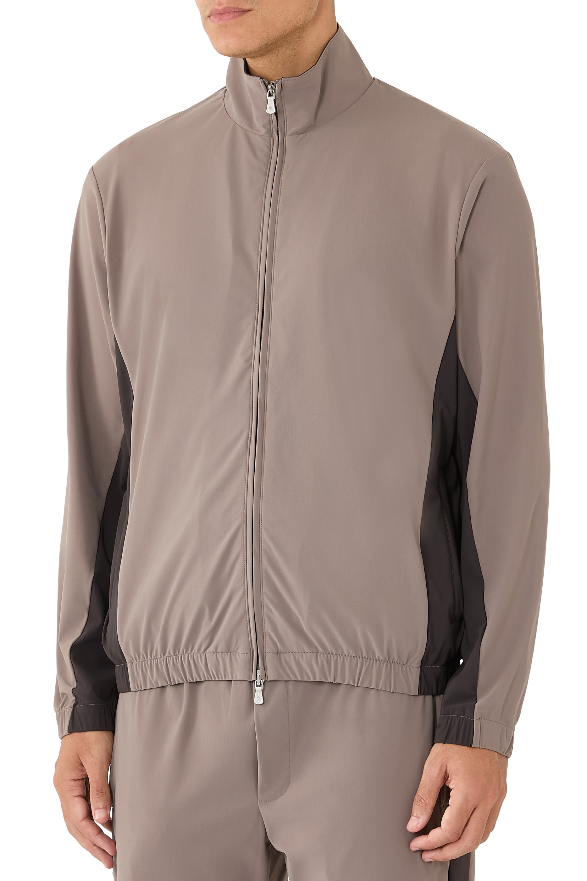 Paneled Zip Jacket
